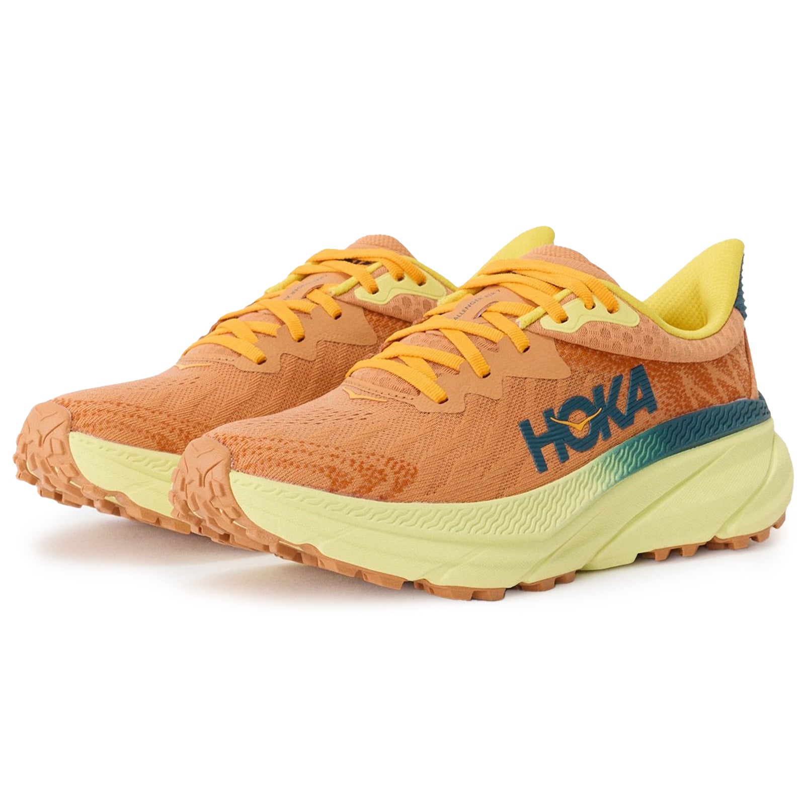 Hoka Challenger ATR 7 Textile Mens Trainers#color_terra cotta yuzu