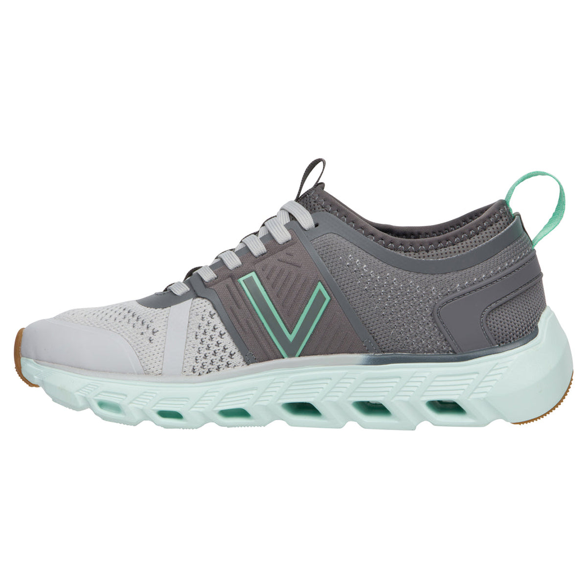 Vionic Captivate Synthetic Textile Womens Trainers#color_charcoal
