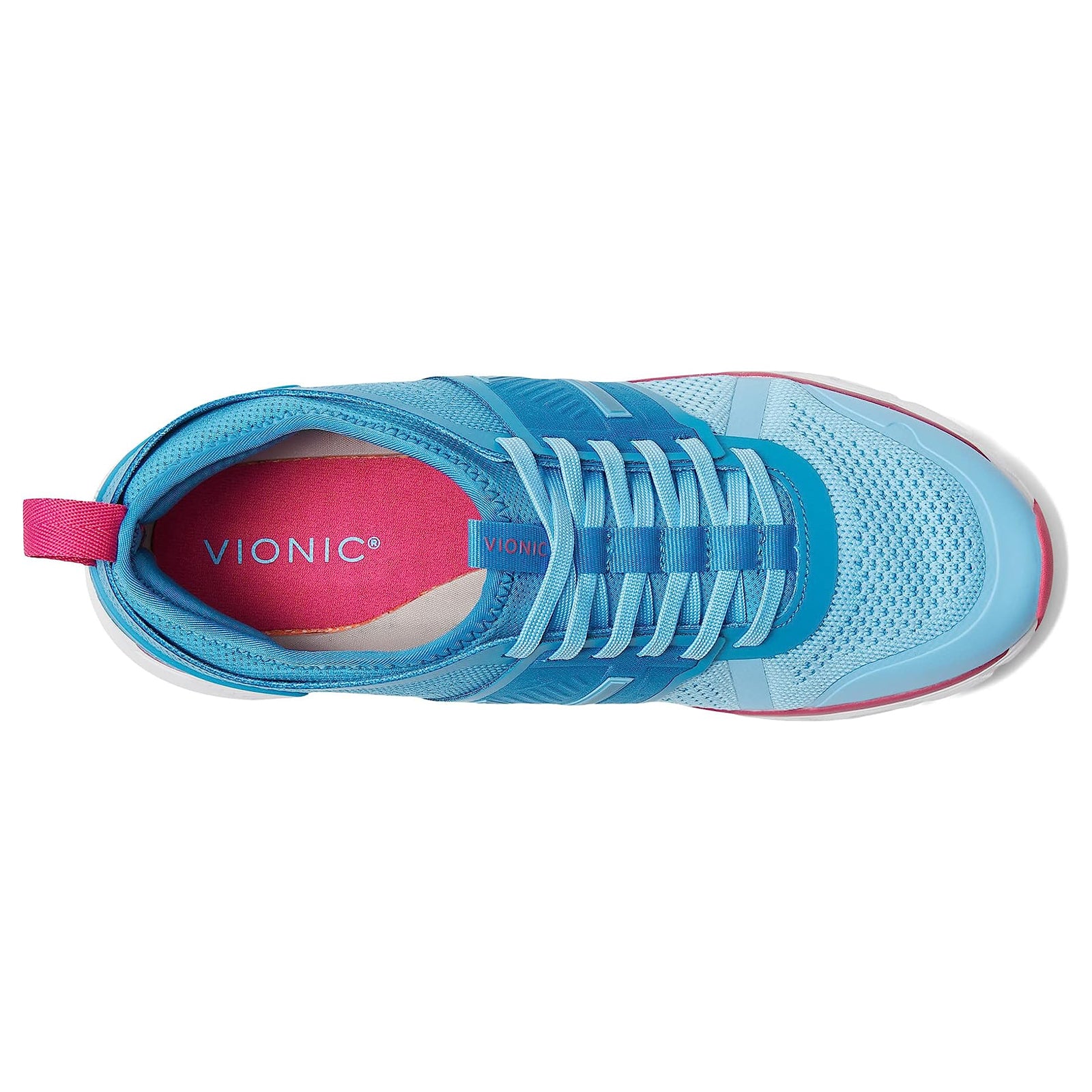Vionic Captivate Synthetic Textile Womens Trainers#color_horizon blue
