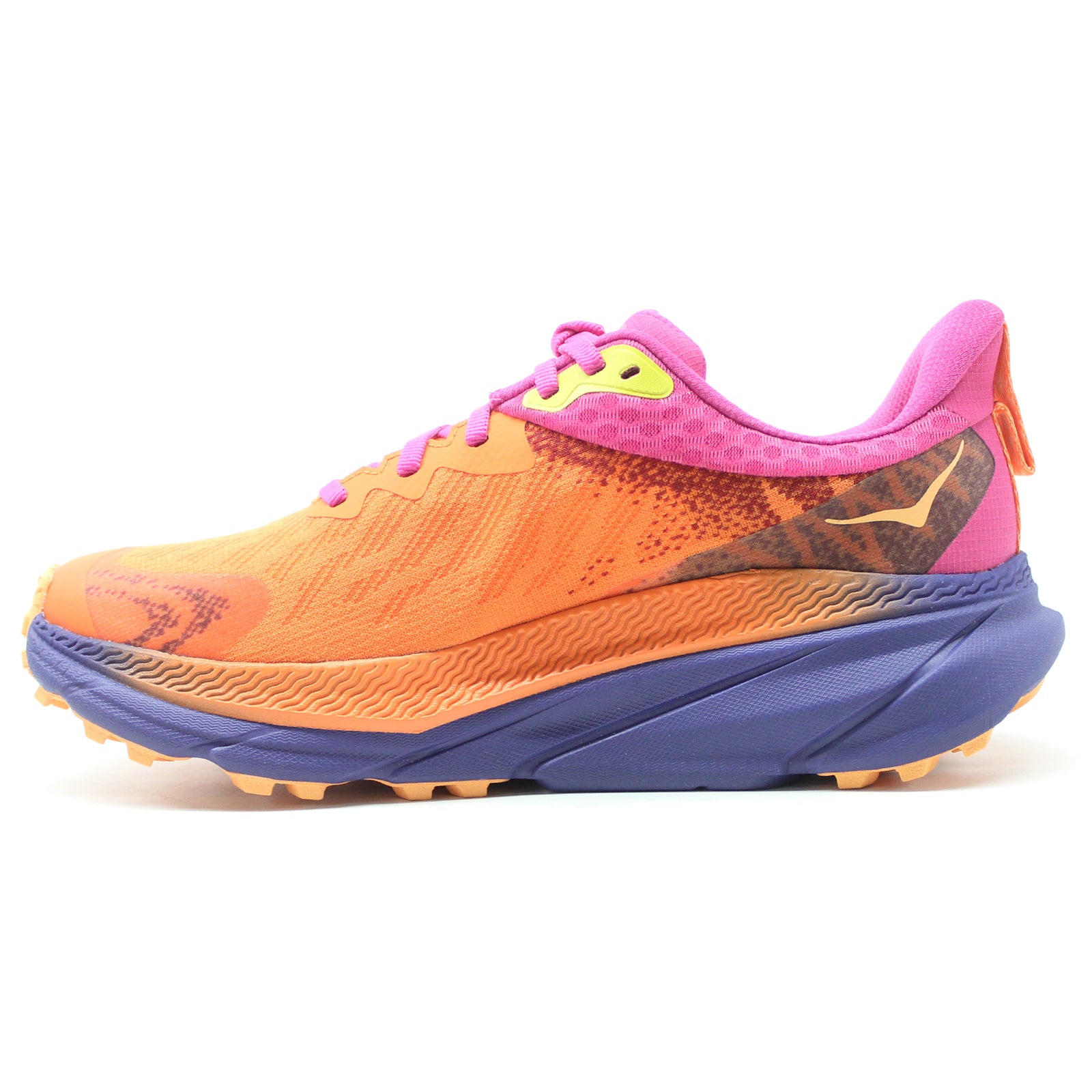 Hoka Challenger ATR 7 GTX Textile Synthetic Womens Trainers#color_vibrant orange pink yarrow