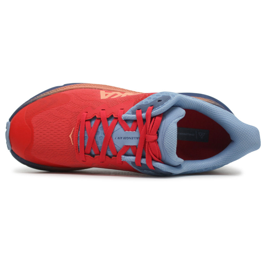 Hoka One One Challenger ATR 7 GTX Textile Synthetic Womens Trainers#color_cerise real teal