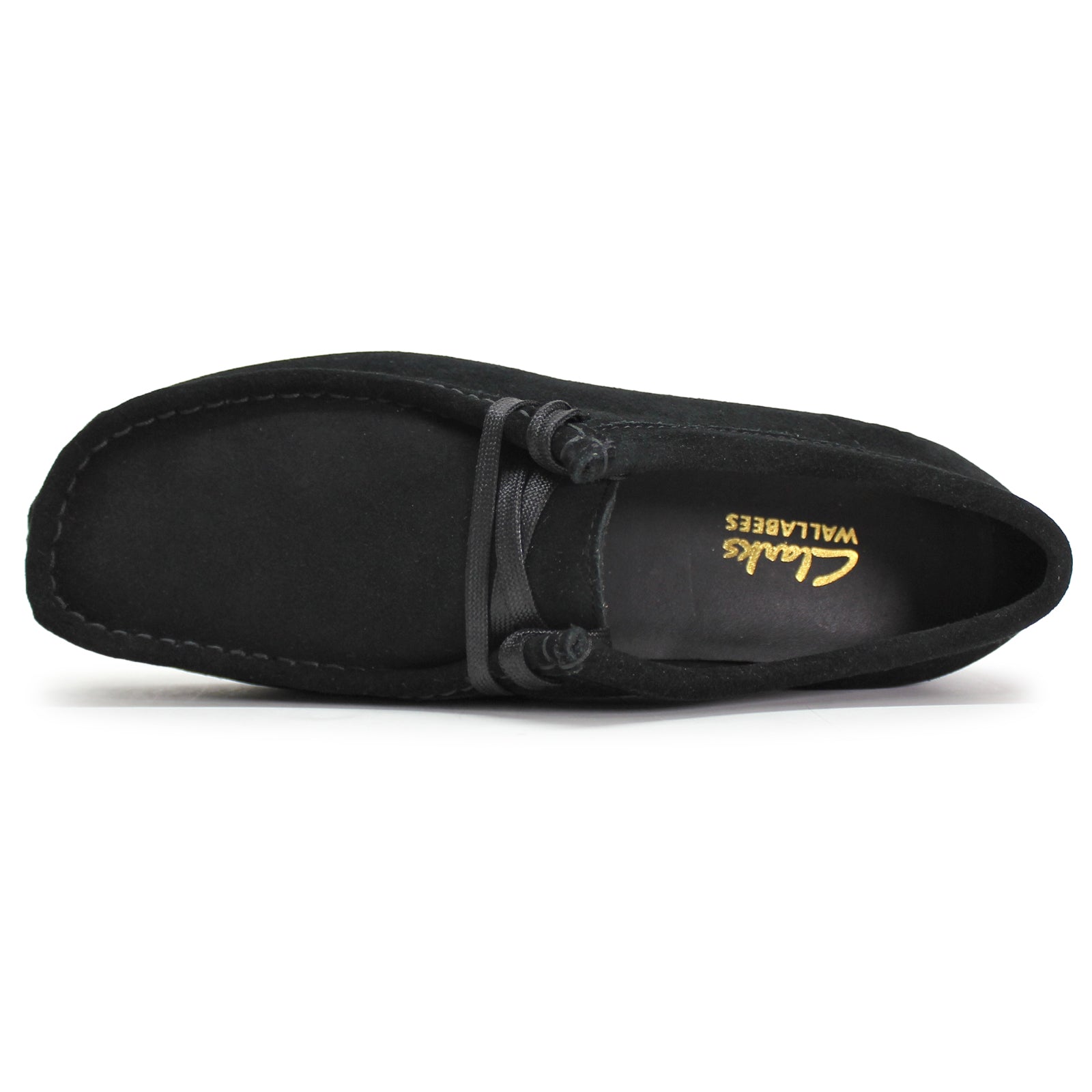 Clarks Wallabee Evo Suede Womens Shoes#color_black