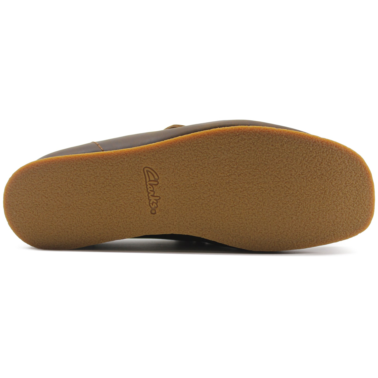 Clarks Wallabee Evo Waxy Leather Mens Shoes#color_beeswax