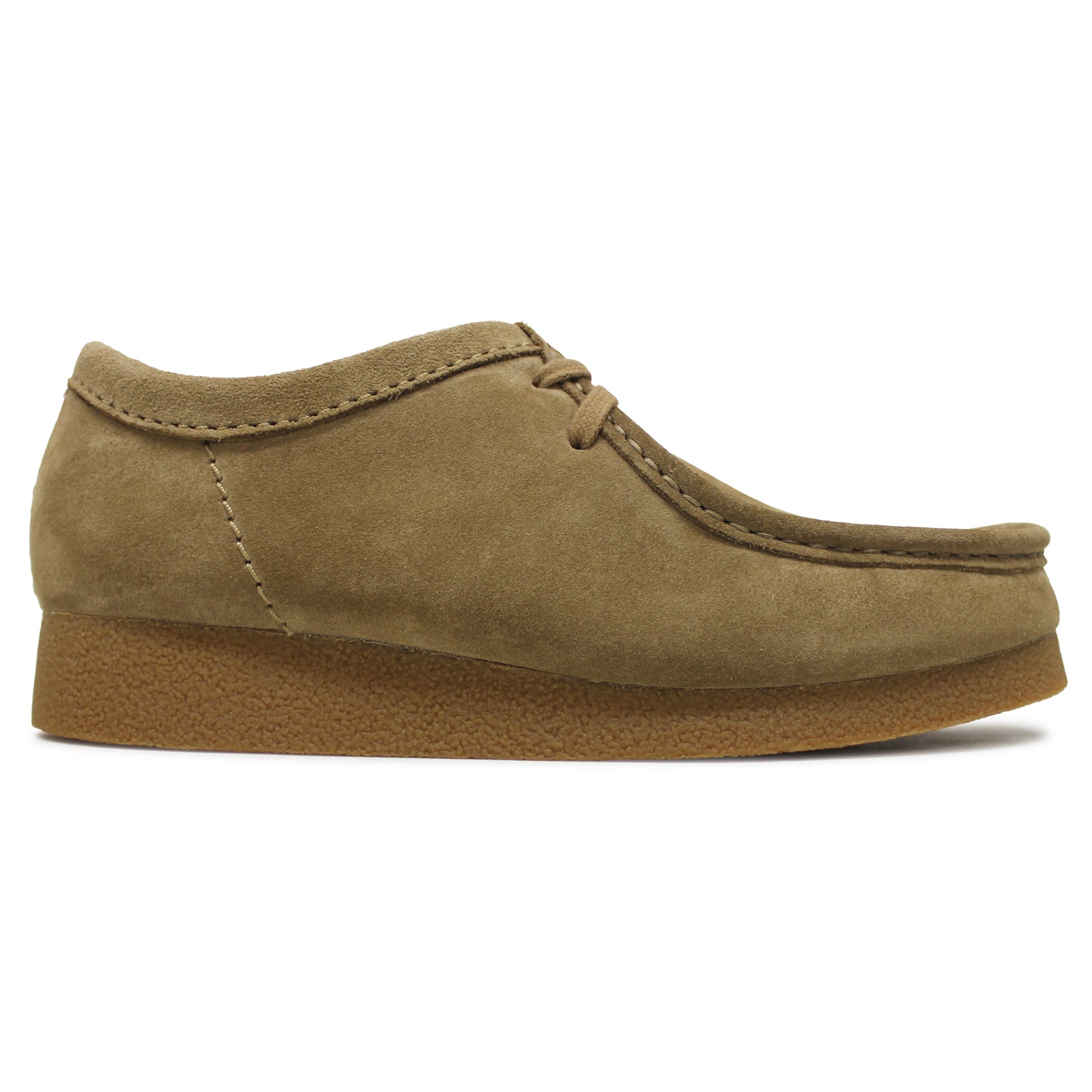 Clarks Wallabee Evo Suede Mens Shoes#color_dark sand