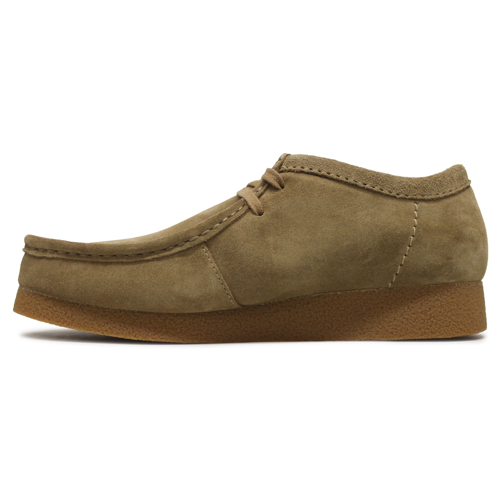 Clarks Wallabee Evo Suede Mens Shoes#color_dark sand