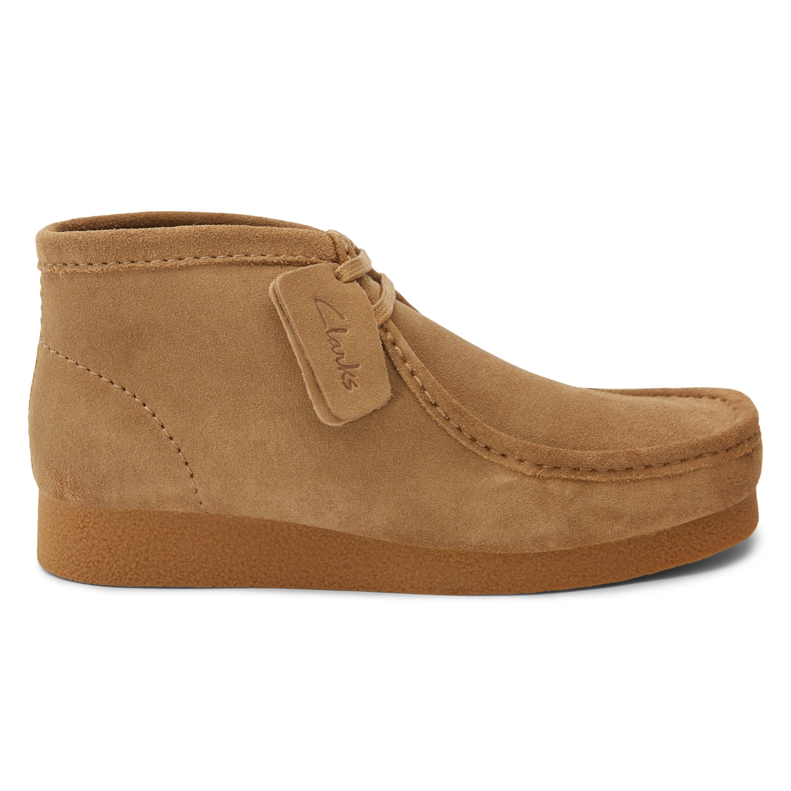 Clarks Wallabee Evo Boot Suede Mens Boots#color_dark sand