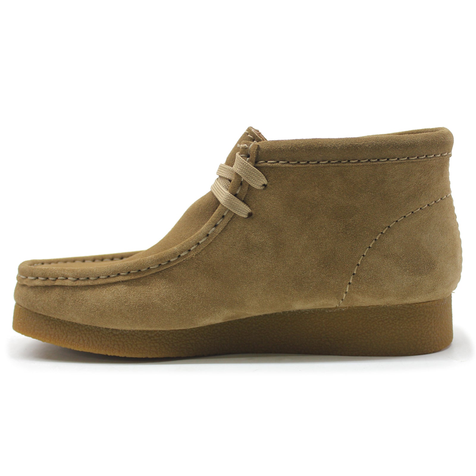 Clarks Wallabee Evo Boot Suede Womens Boots#color_dark sand