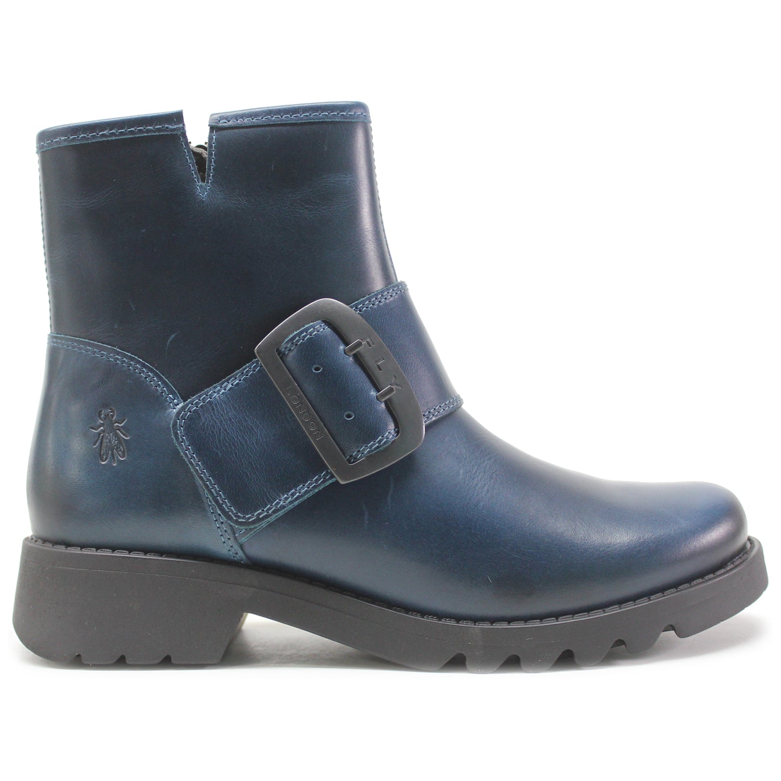 Fly London RILY991FLY Rug Leather Womens Boots#color_royal blue