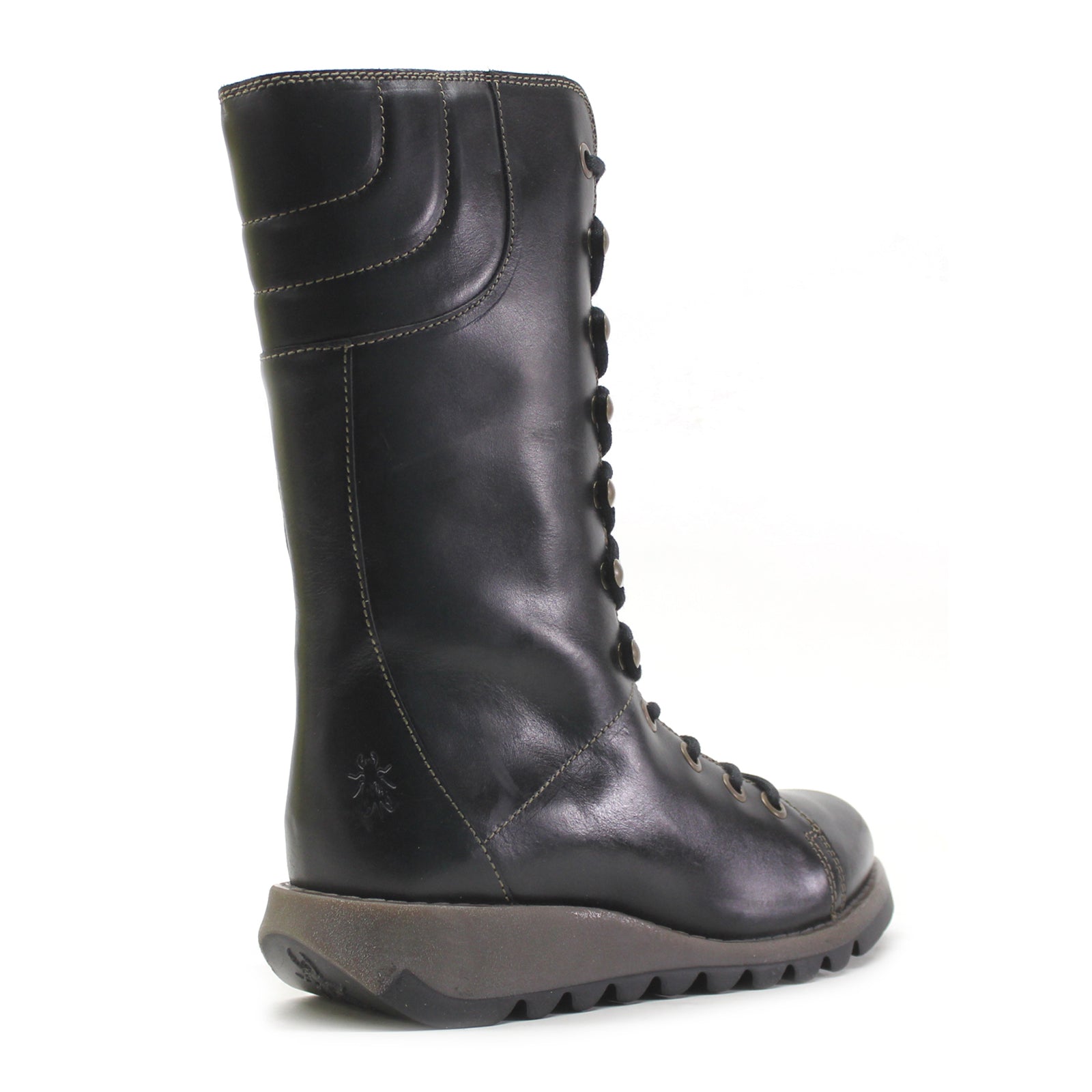 Fly London STER768FLY Rug Leather Womens Boots#color_black