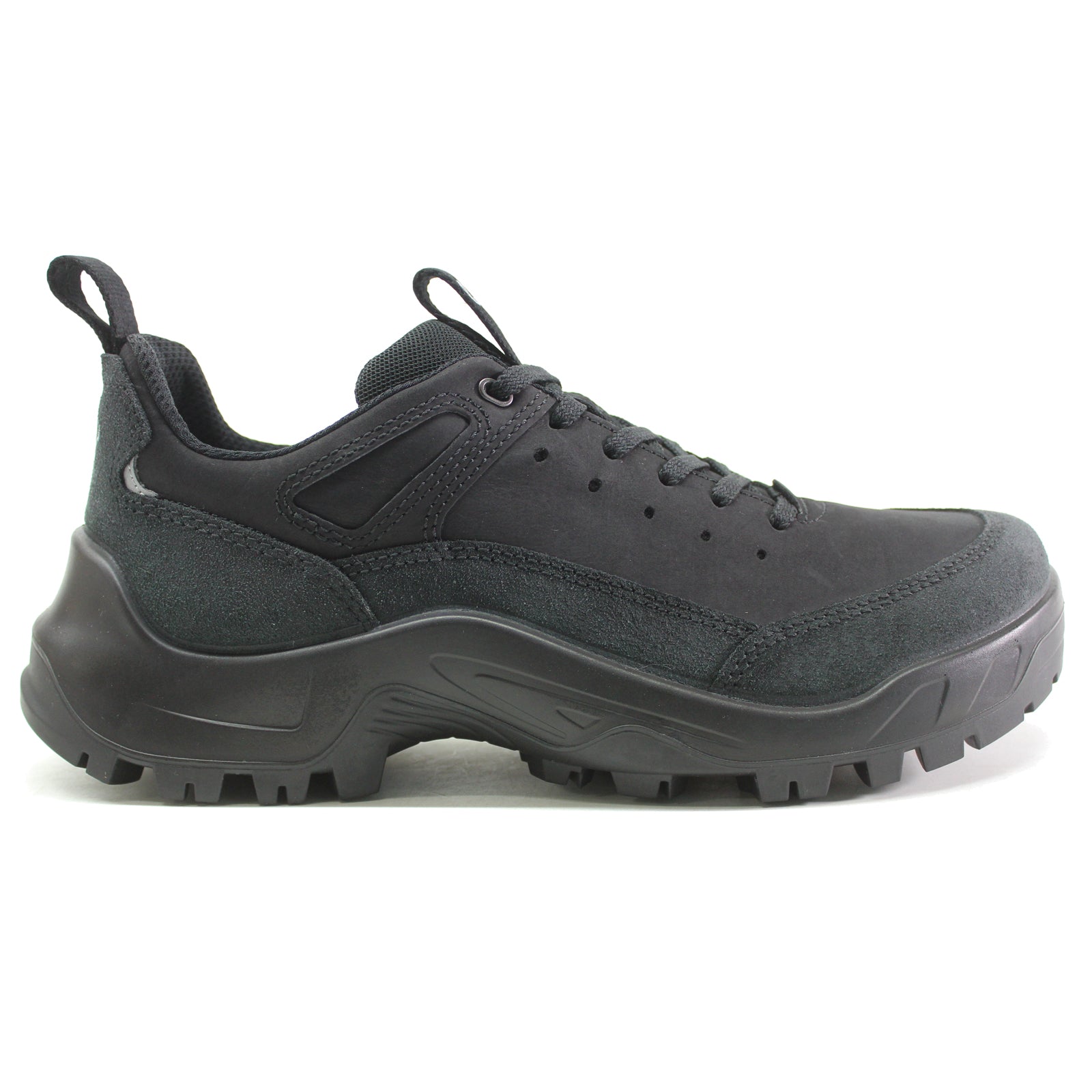 Ecco Offroad 822344 Leather Textile Mens Trainers#color_black