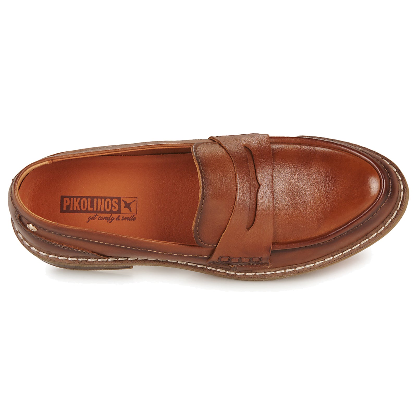 Pikolinos Aldaya W8J-3541 Leather Womens Shoes#color_cuero