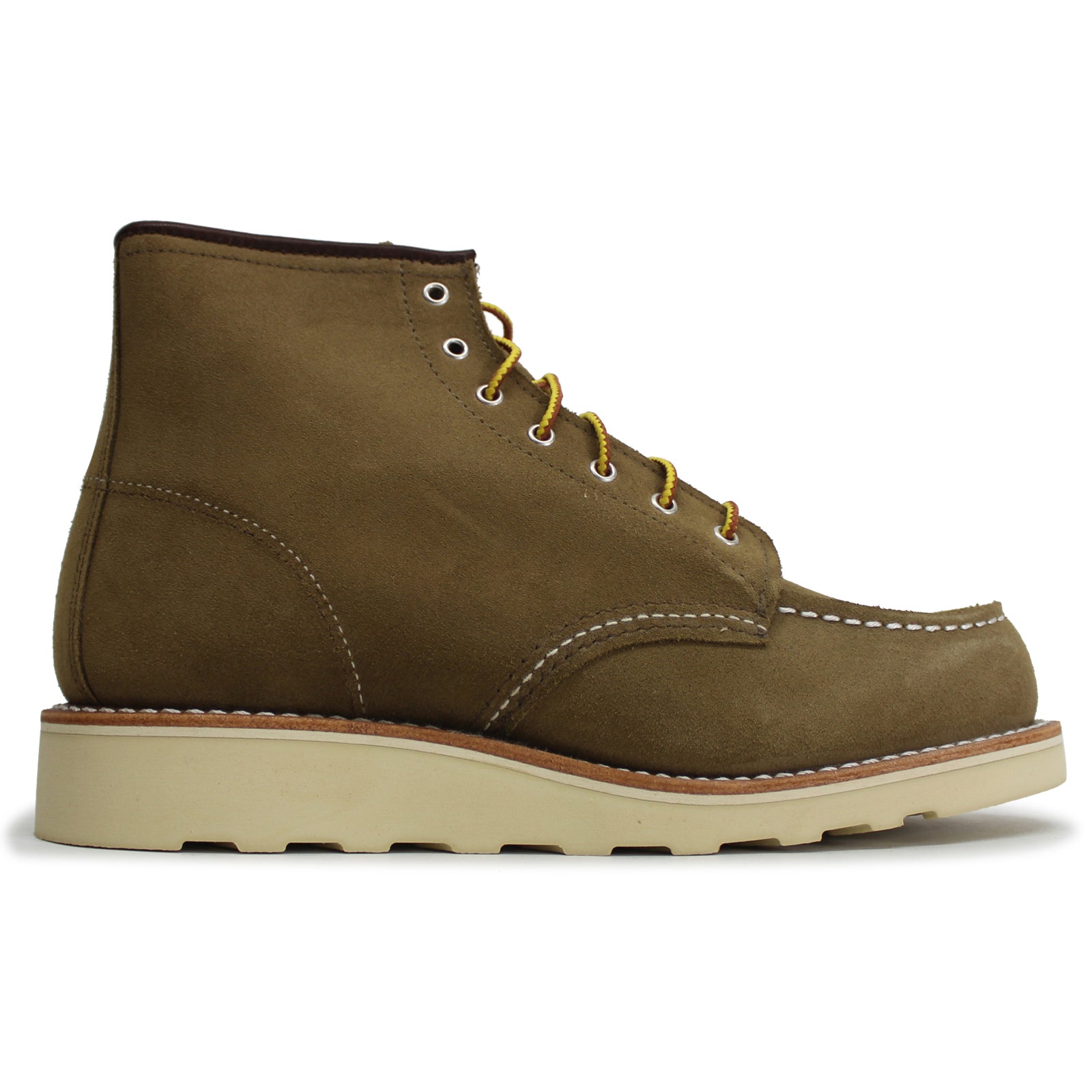 Red Wing Classic Moc Suede Womens Boots#color_olive