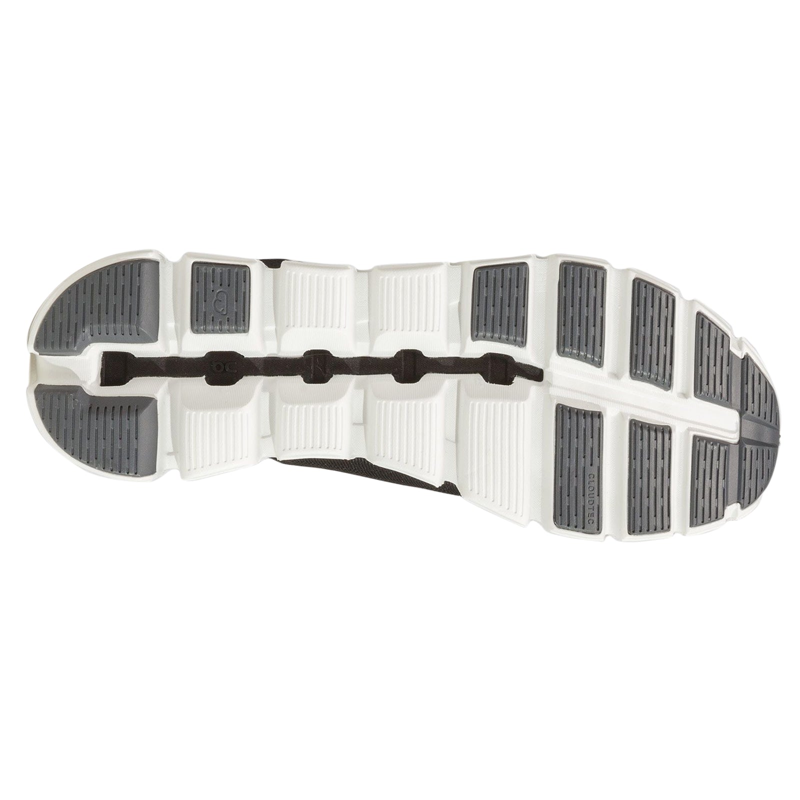 On Cloud 5 Coast Textile Synthetic Mens Trainers#color_black shadow