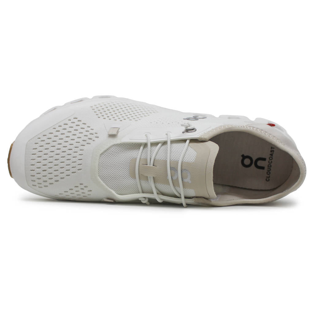 On Cloud 5 Coast Textile Synthetic Mens Trainers#color_undyed white pearl