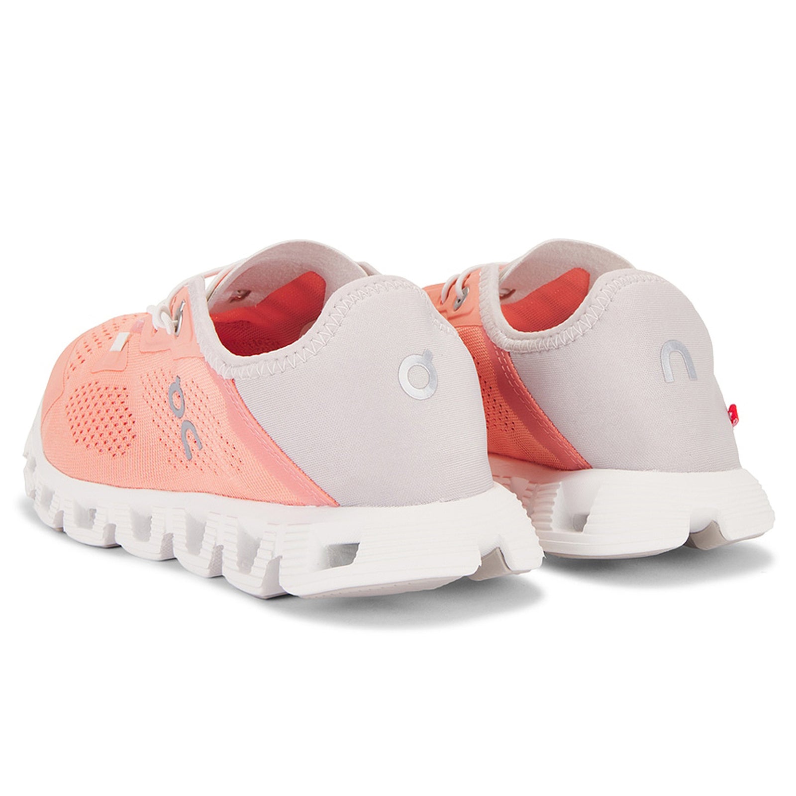 On Cloud 5 Coast Textile Synthetic Womens Trainers#color_flamingo pearl