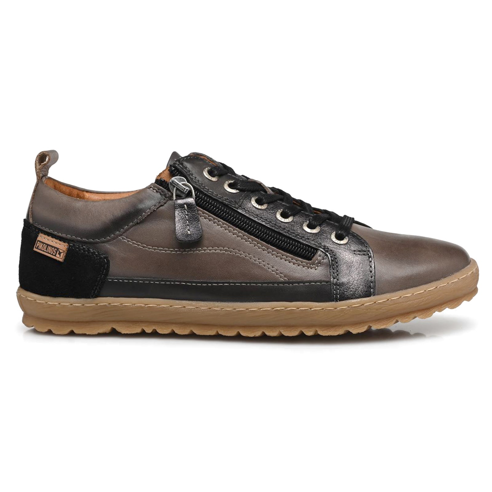 Pikolinos Lagos 901-4764 Leather Womens Shoes#color_dark grey