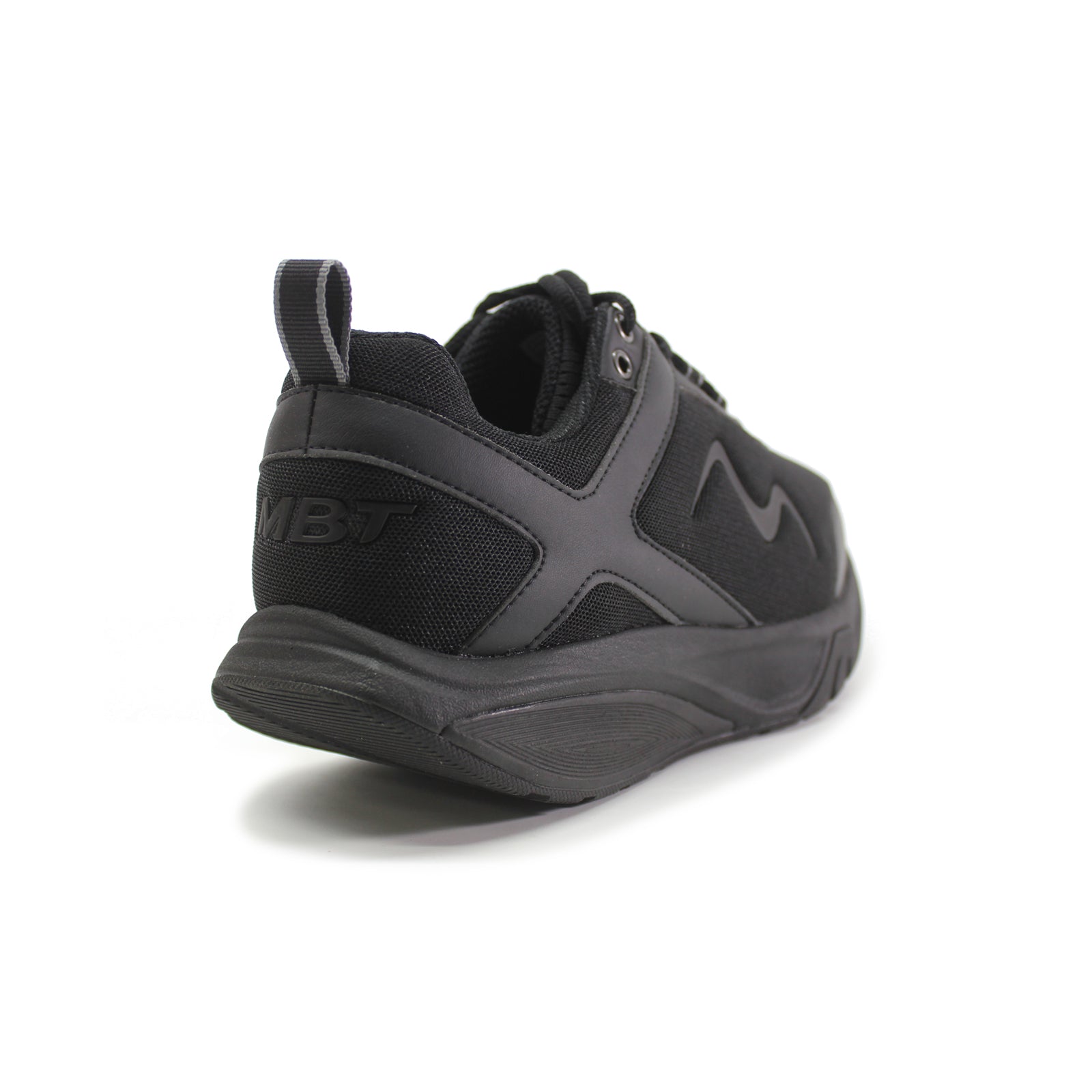 MBT Sport 4 Leather Textile Womens Trainers#color_black