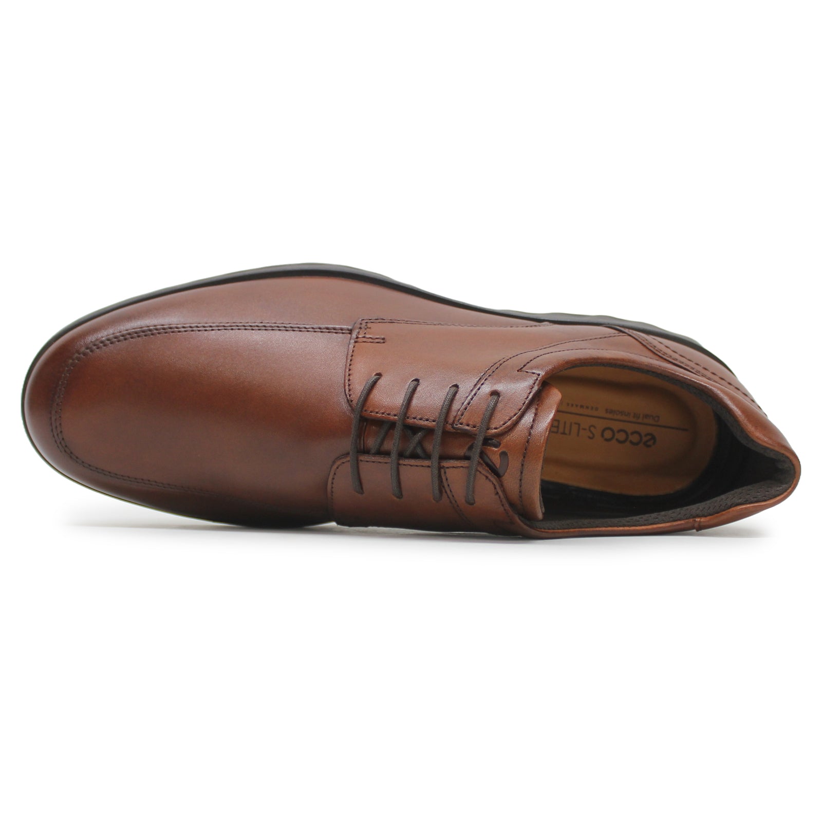 Ecco S Lite Hybrid 520324 Full Grain Leather Mens Shoes#color_cognac