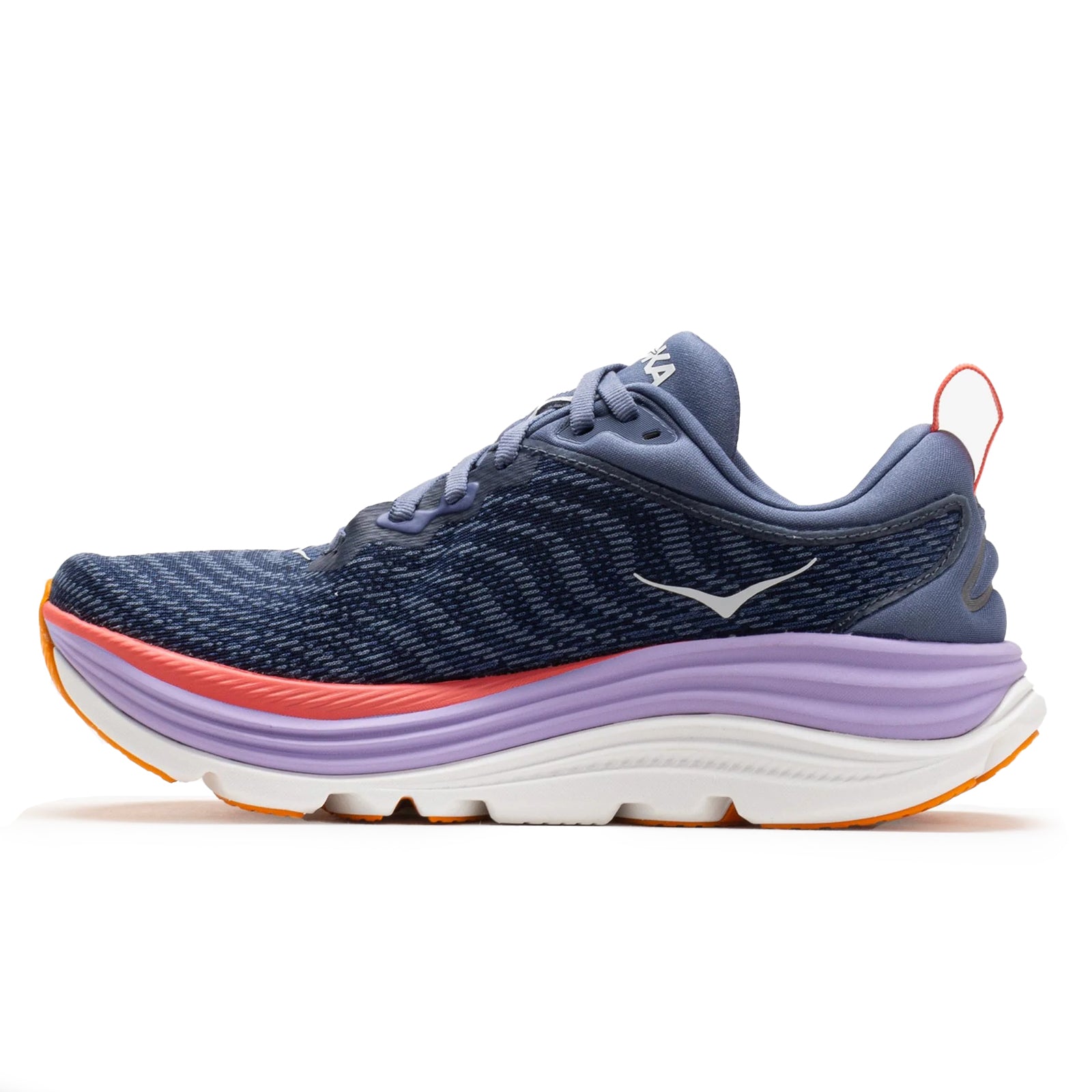 Hoka Gaviota 5 Textile Synthetic Womens Trainers#color_anchor grapefruit