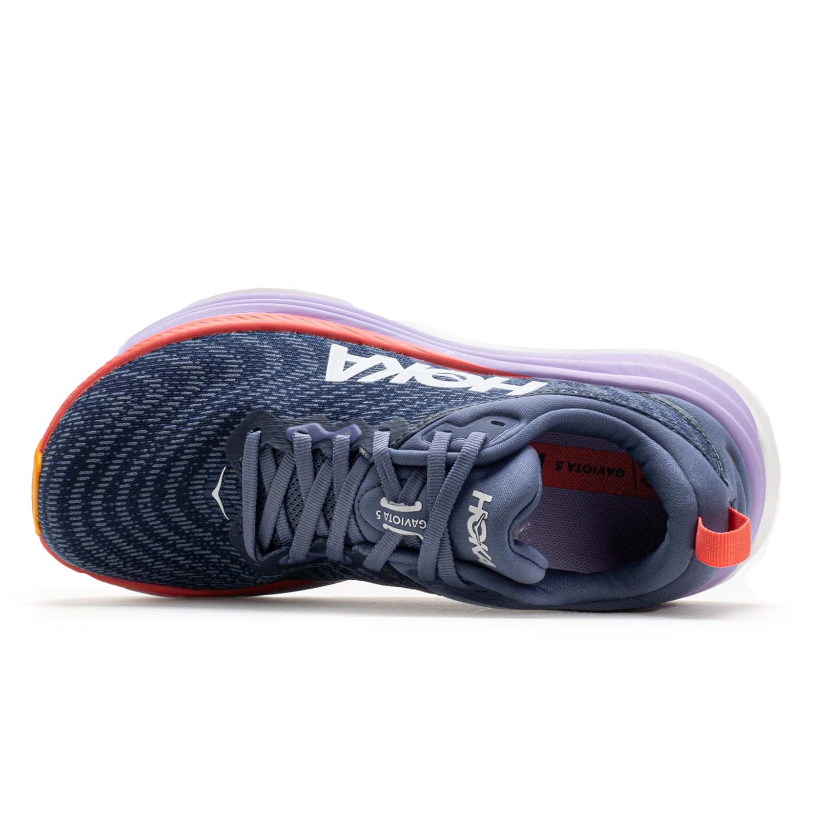 Hoka Gaviota 5 Textile Synthetic Womens Trainers#color_anchor grapefruit