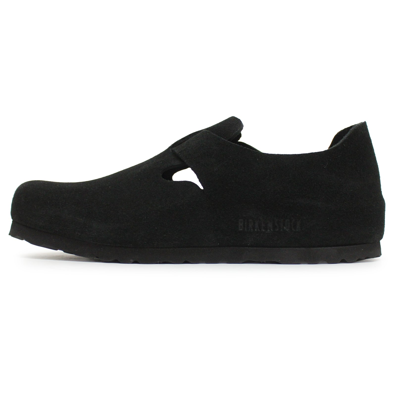 Birkenstock London BS Suede Leather Unisex Shoes#color_black