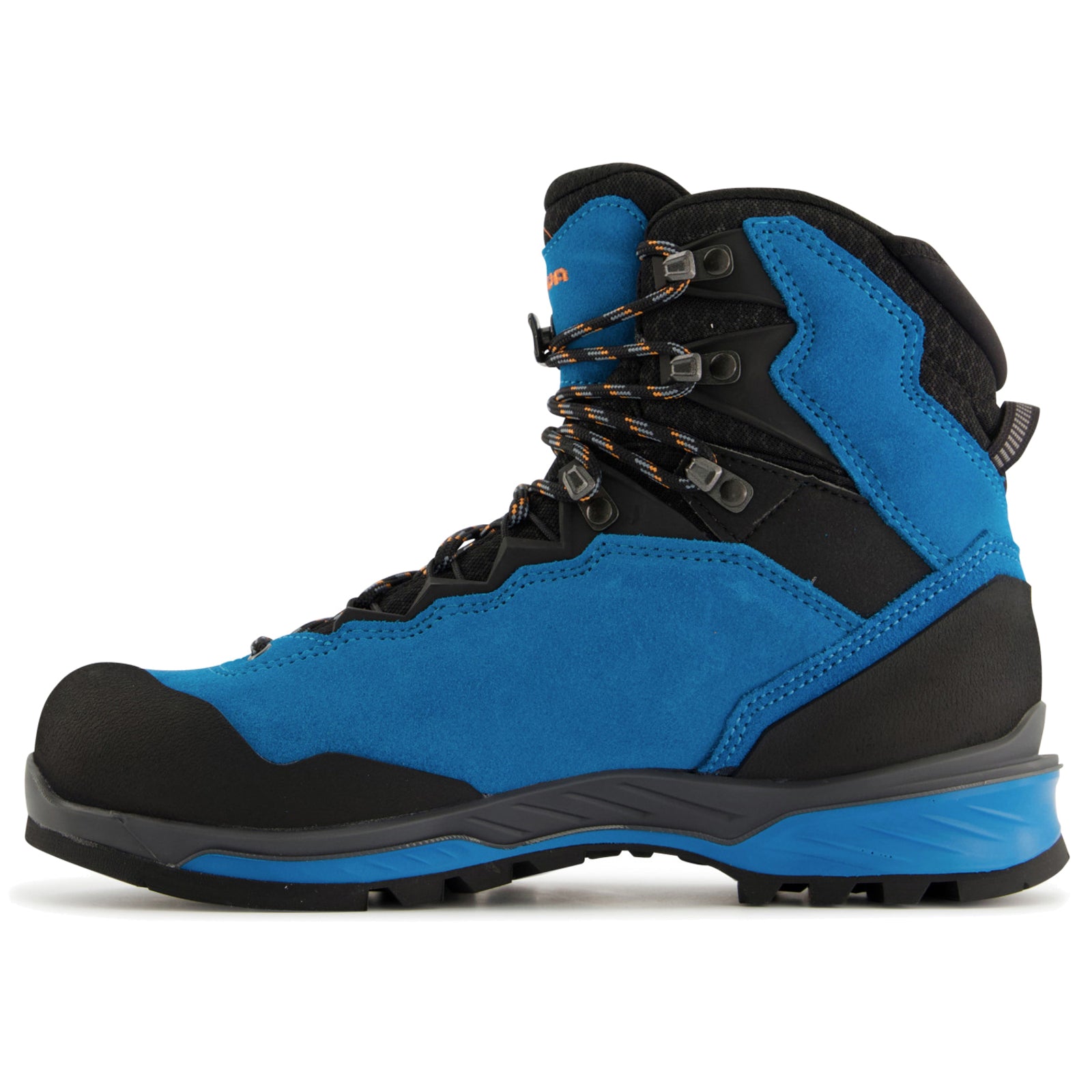 Lowa Cadin II GTX Mid Suede Textile Womens Boots#color_turquoise mandarin