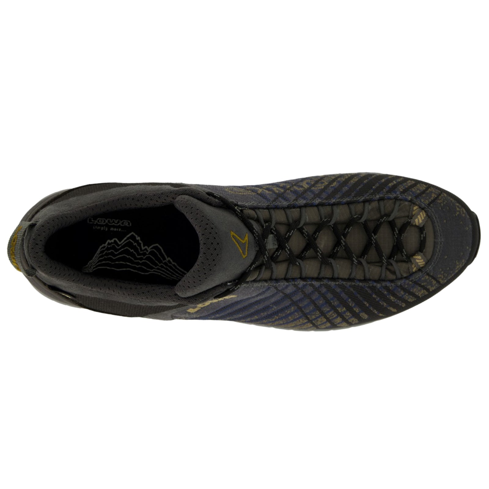 Lowa Carezza GTX Lo Textile Synthetic Mens Shoes#color_anthracite bronze