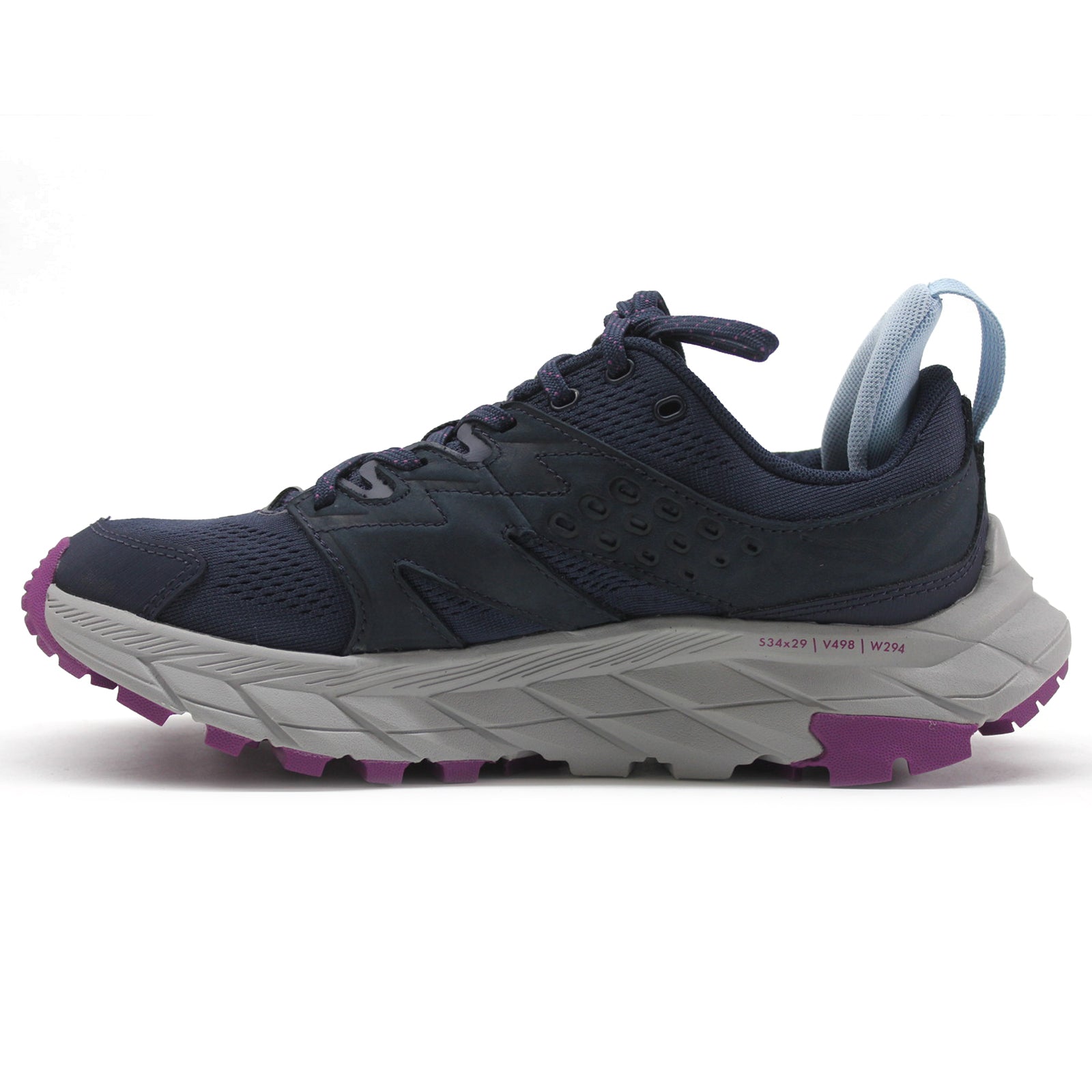 Hoka Anacapa Breeze Low Textile Synthetic Womens Trainers#color_outer space harbor mist