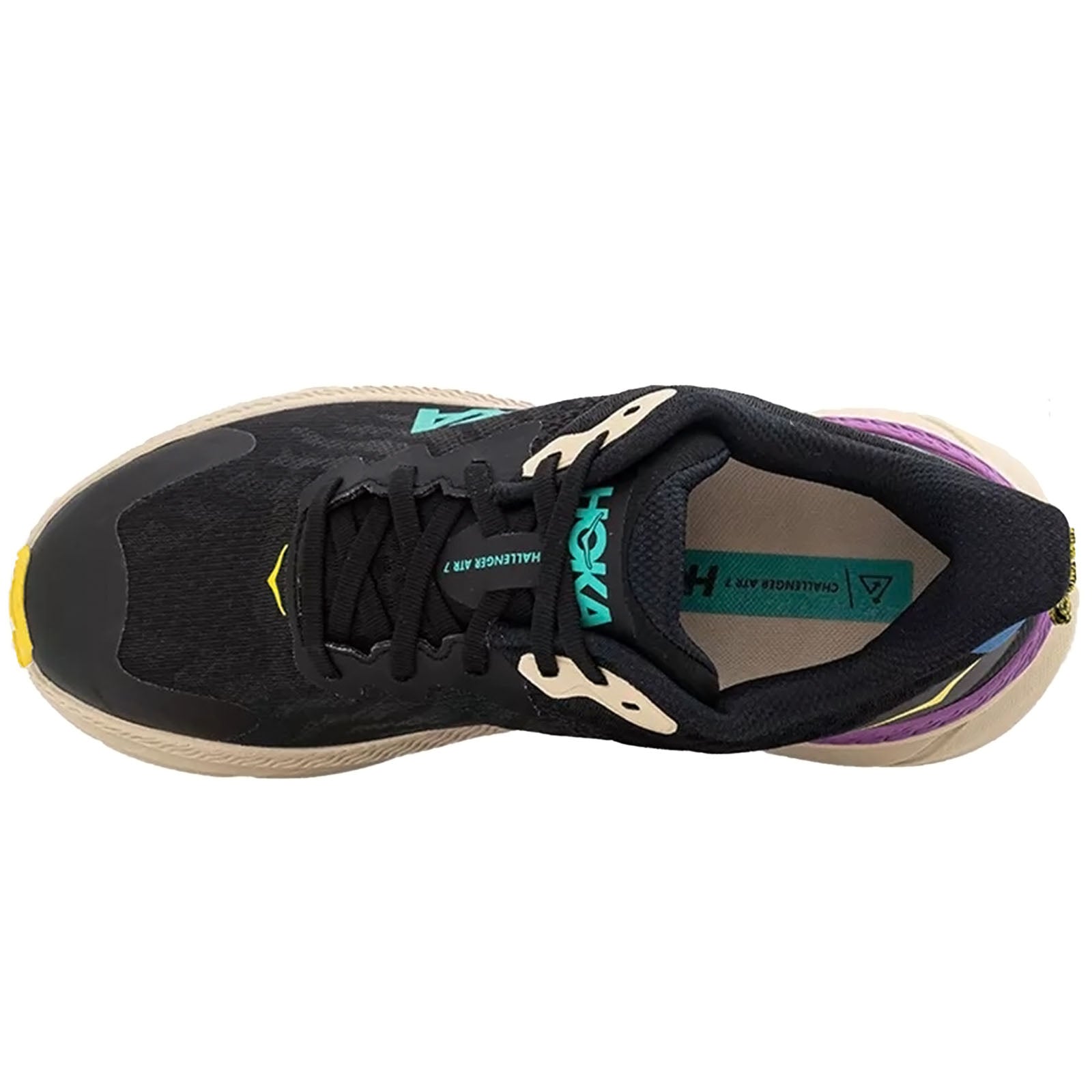 Hoka Challenger ATR 7 GTX Textile Synthetic Mens Trainers#color_black oatmeal