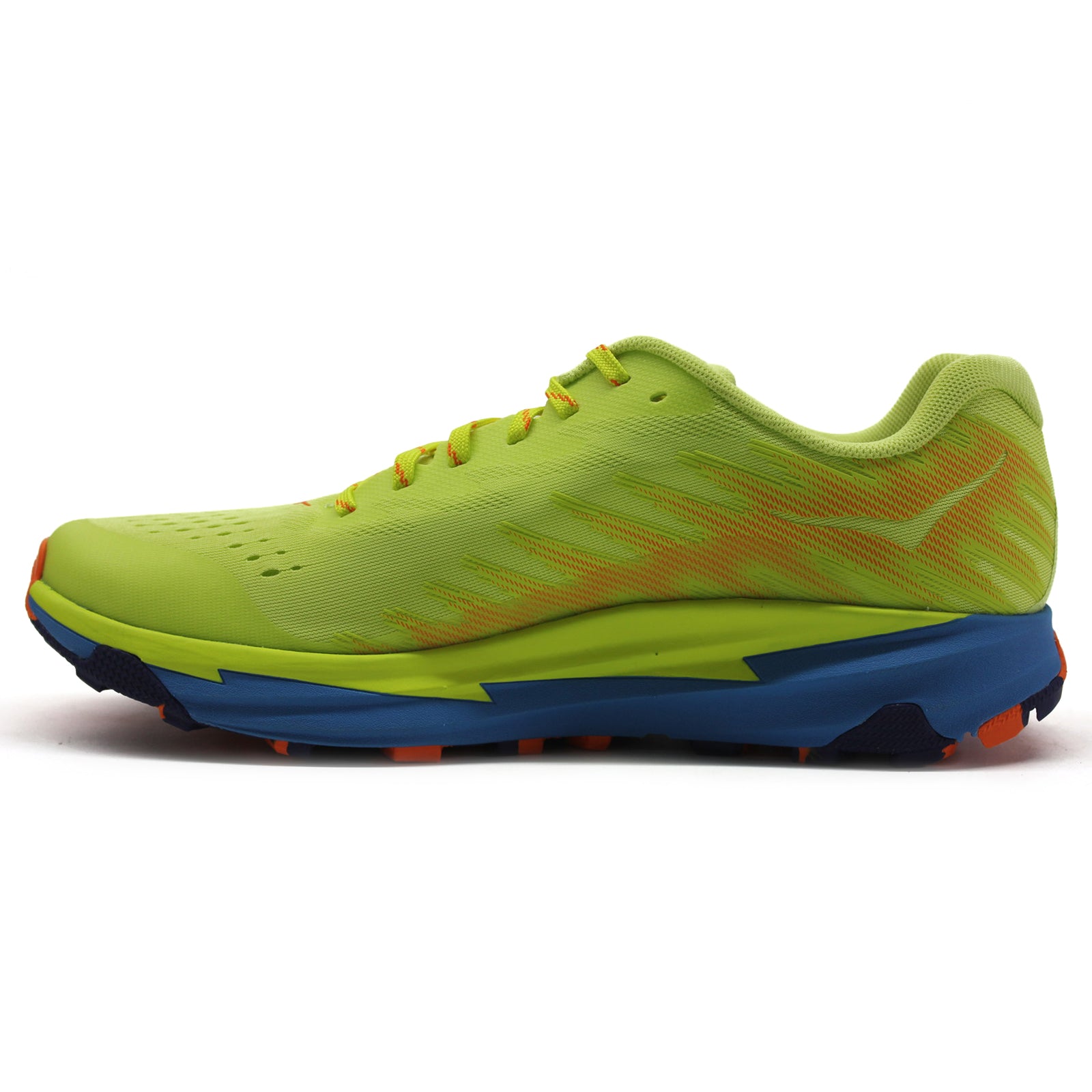 Hoka Torrent 3 Textile Synthetic Mens Trainers#color_citrus glow diva blue
