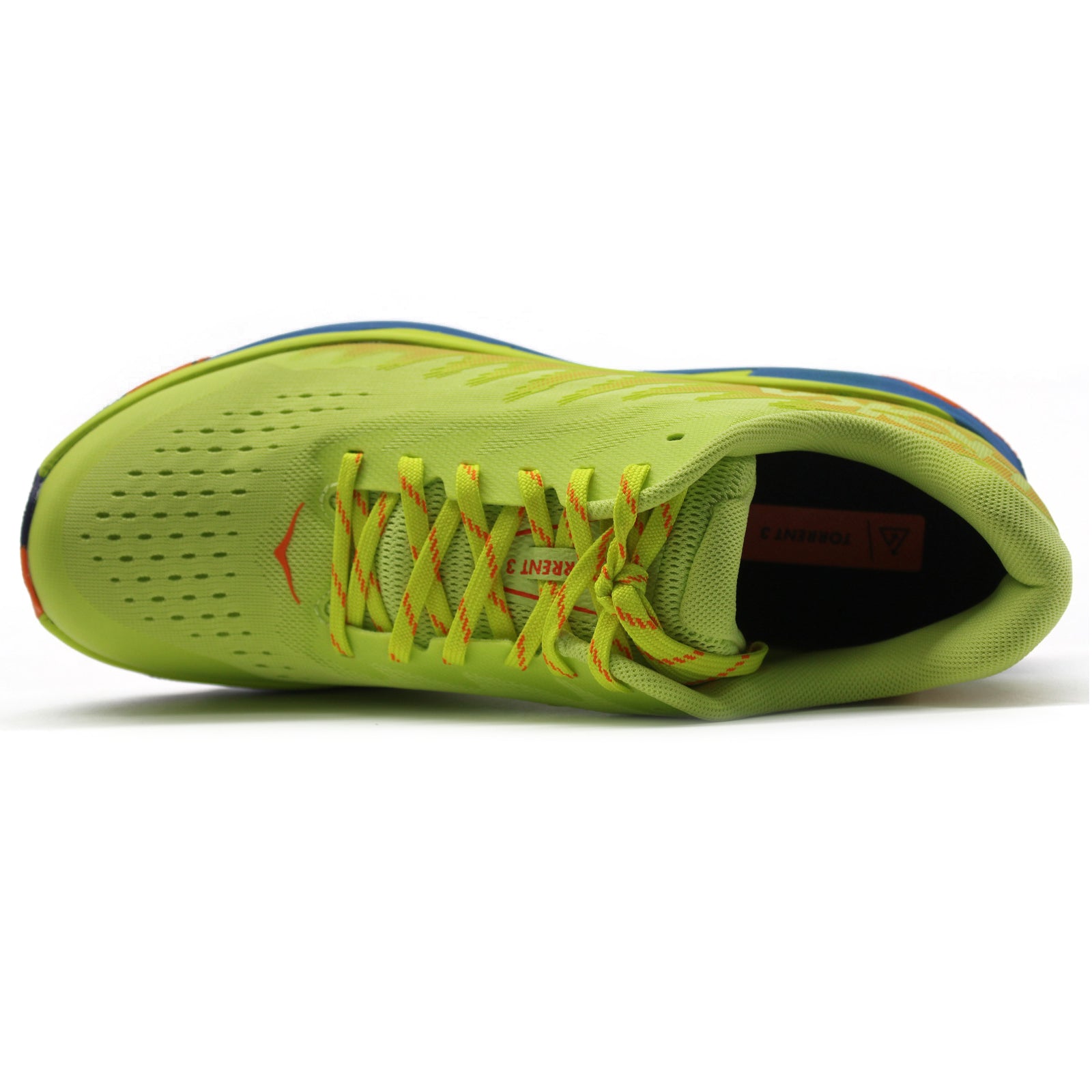 Hoka Torrent 3 Textile Synthetic Mens Trainers#color_citrus glow diva blue