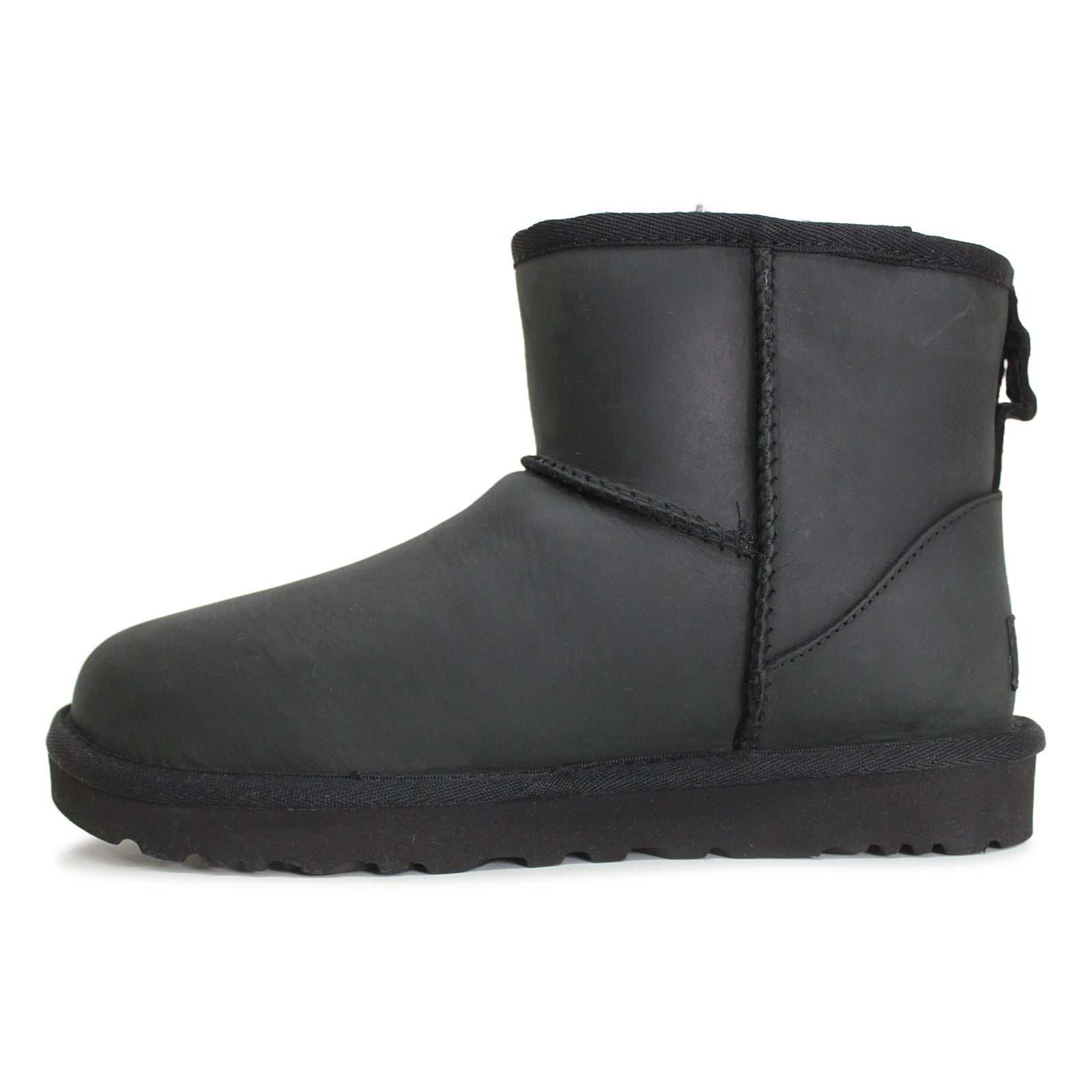 Ugg Classic Mini Leather Womens Boots#color_black