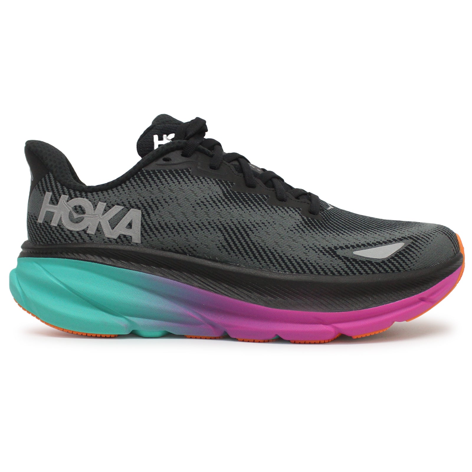 Hoka Clifton GTX Textile Synthetic Men's Running Black Electric
