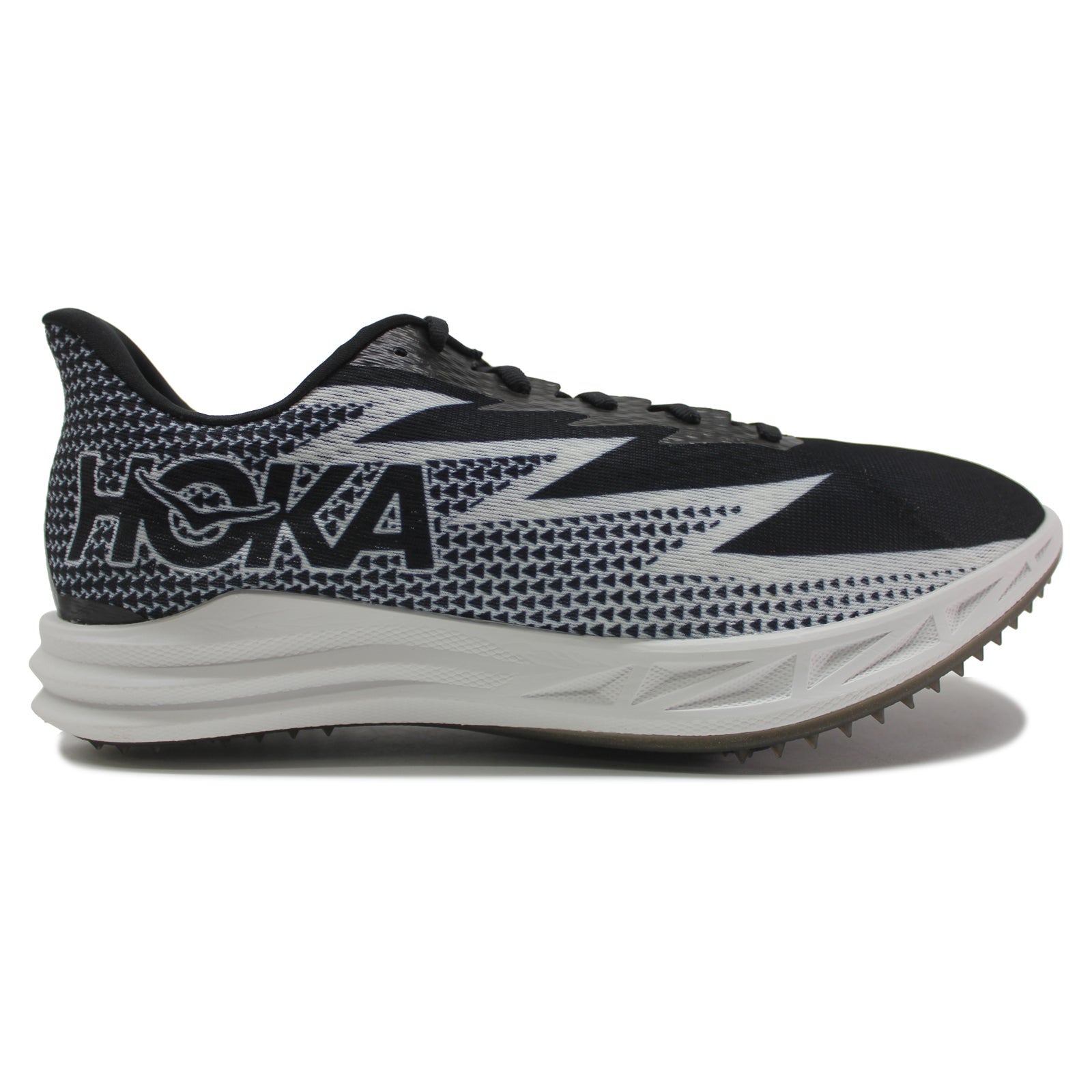 Hoka Crescendo MD Synthetic Textile Unisex Trainers#color_black white