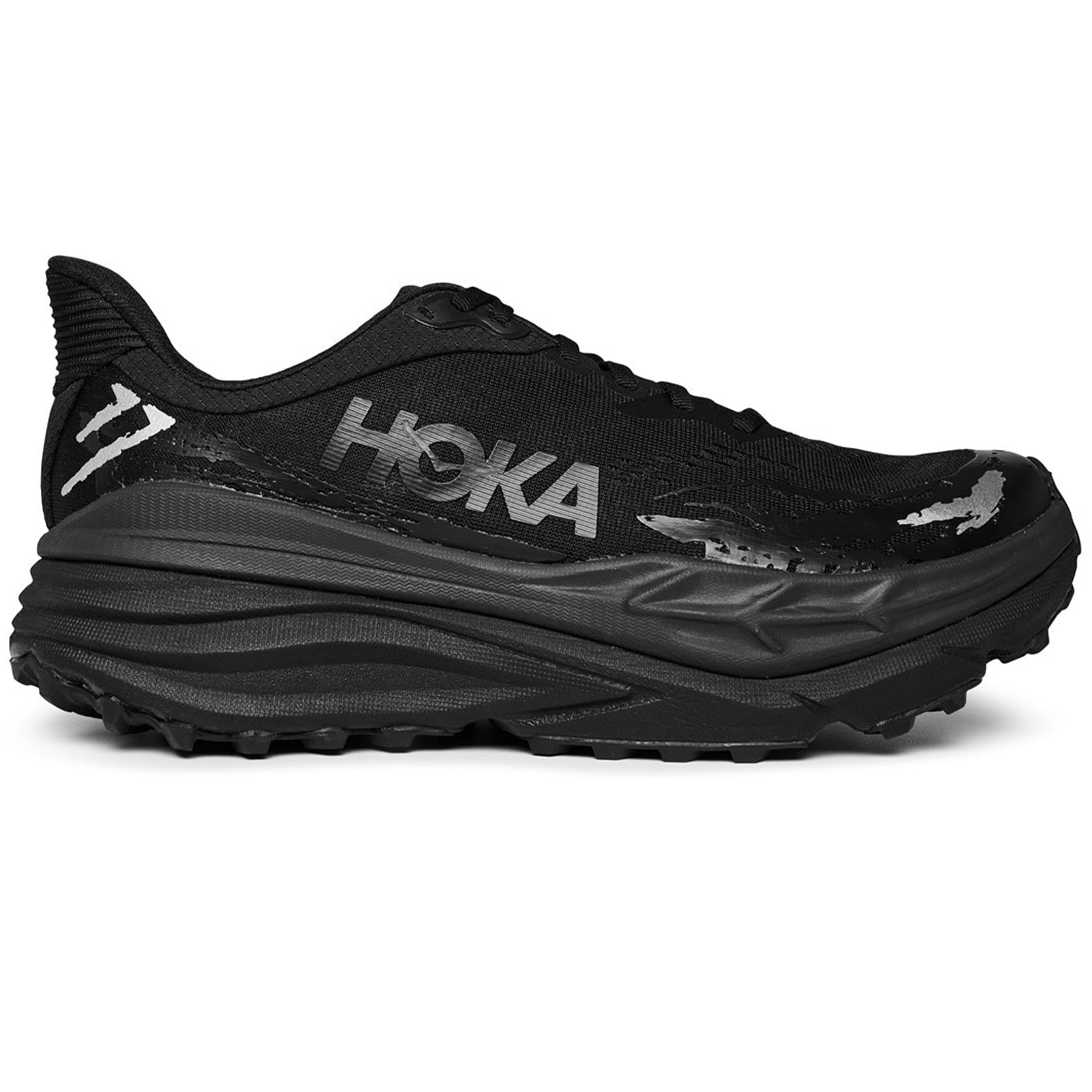 Hoka Stinson 7 Textile Synthetic Mens Trainers#color_black black