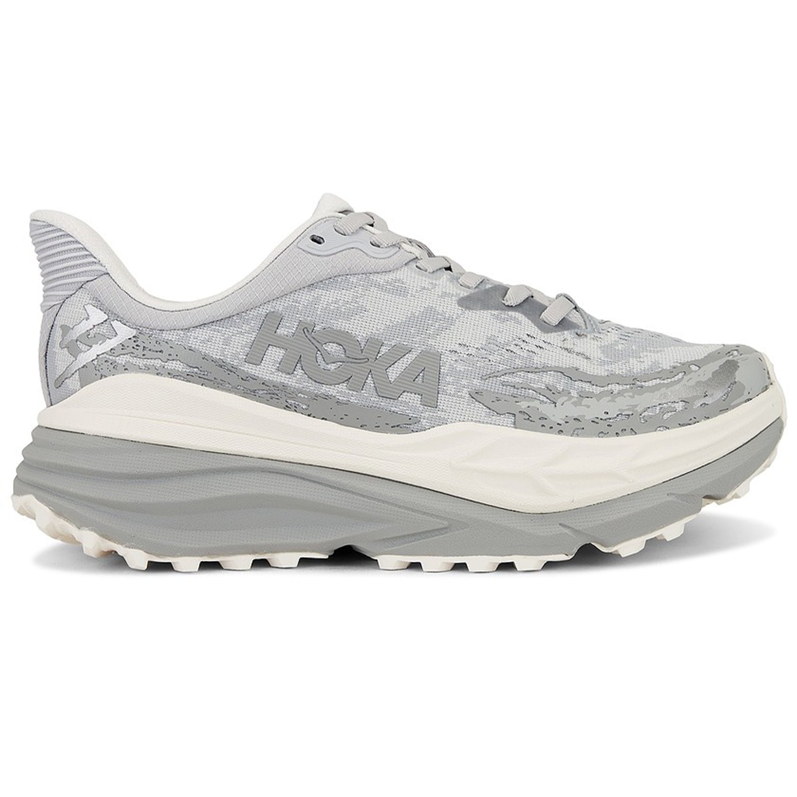 Hoka Stinson 7 Textile Synthetic Mens Trainers#color_stardust alabaster