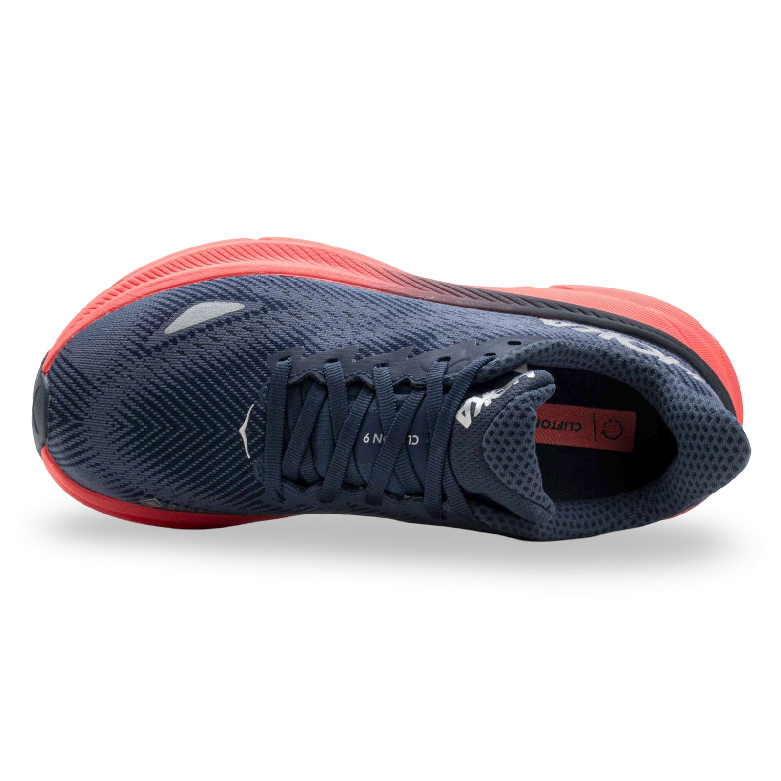 Hoka Clifton 9 GTX Textile Womens Trainers#color_varsity navy nautical dusk