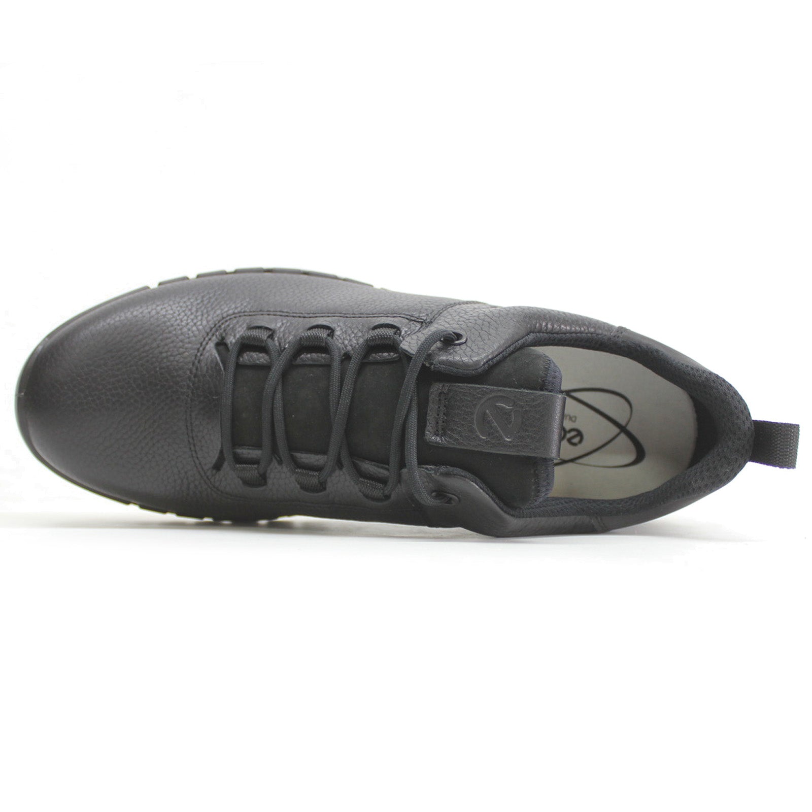 Ecco Gruuv GTX Full Grain Leather Mens Trainers#color_black