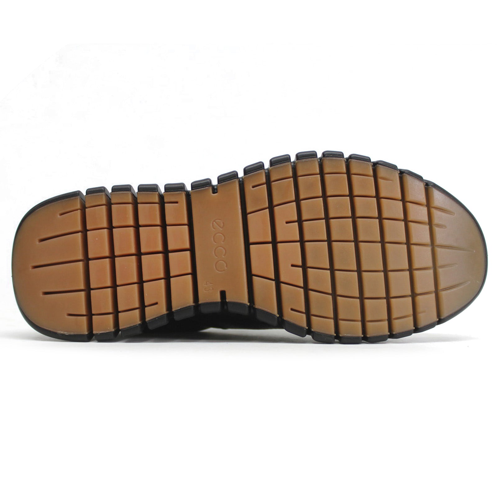 Ecco Gruuv GTX Full Grain Leather Mens Trainers#color_black