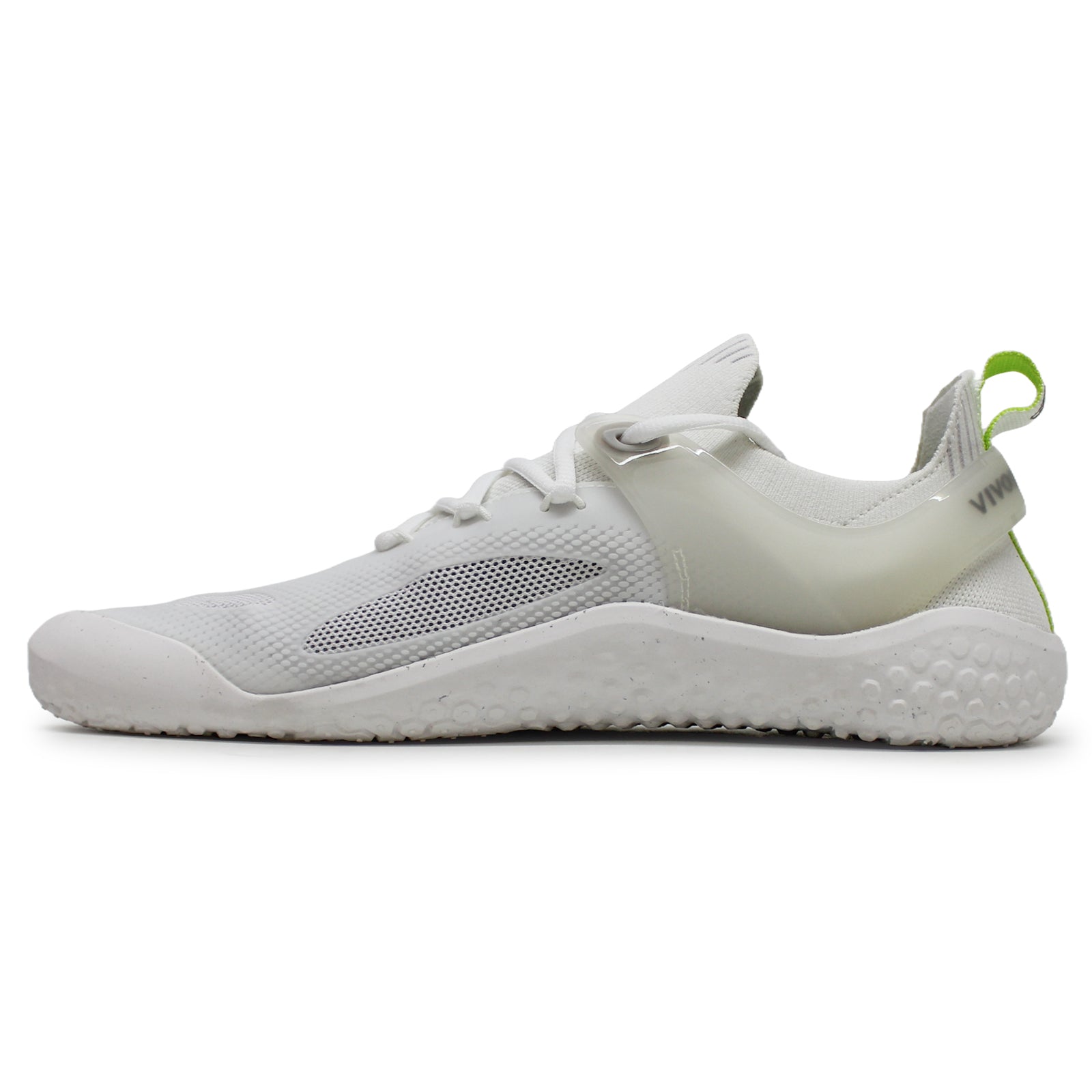 Vivobarefoot M Strength Textile Synthetic Mens Trainers#color_bright white grey