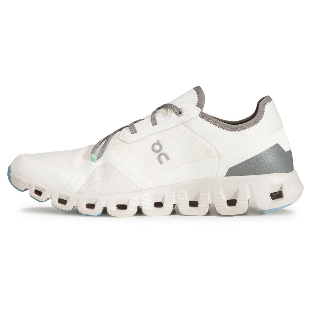On Cloud X 3 AD Textile Synthetic Men's Running Shoes#color_undyed white niagara