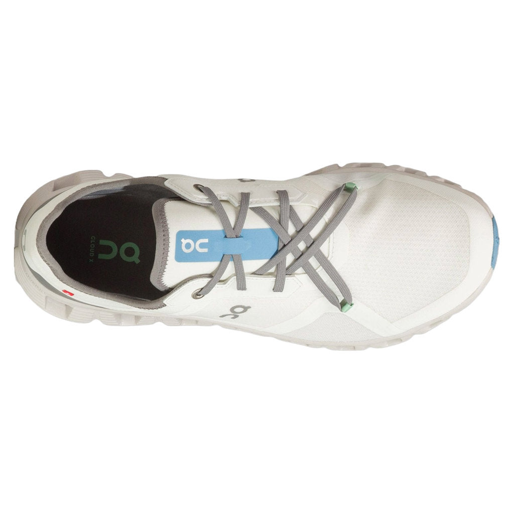 On Cloud X 3 AD Textile Synthetic Men's Running Shoes#color_undyed white niagara