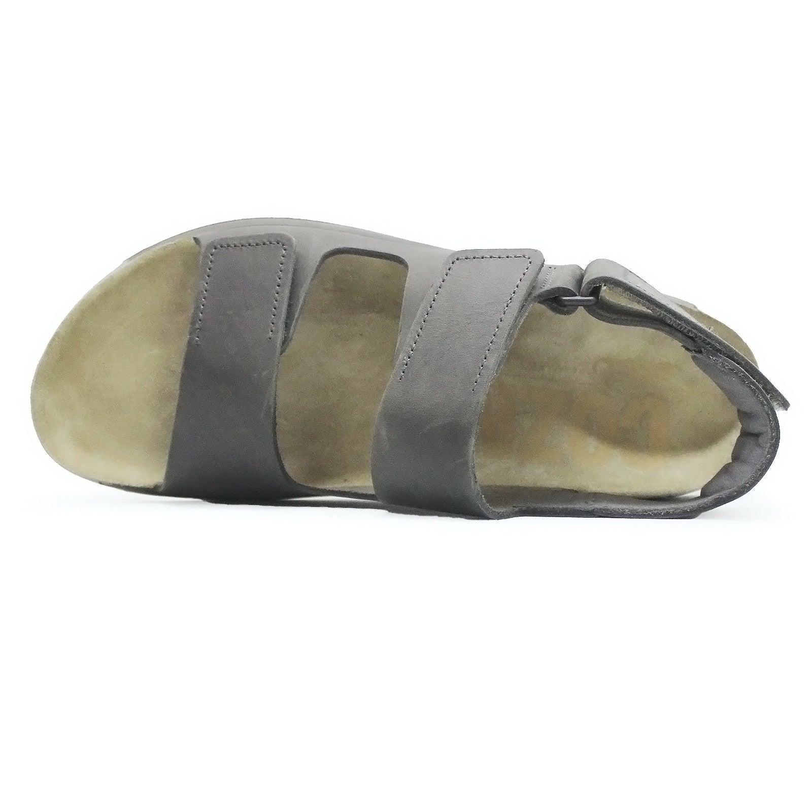 Ecco Cozmo 500944 Leather Mens Sandals#color_steel