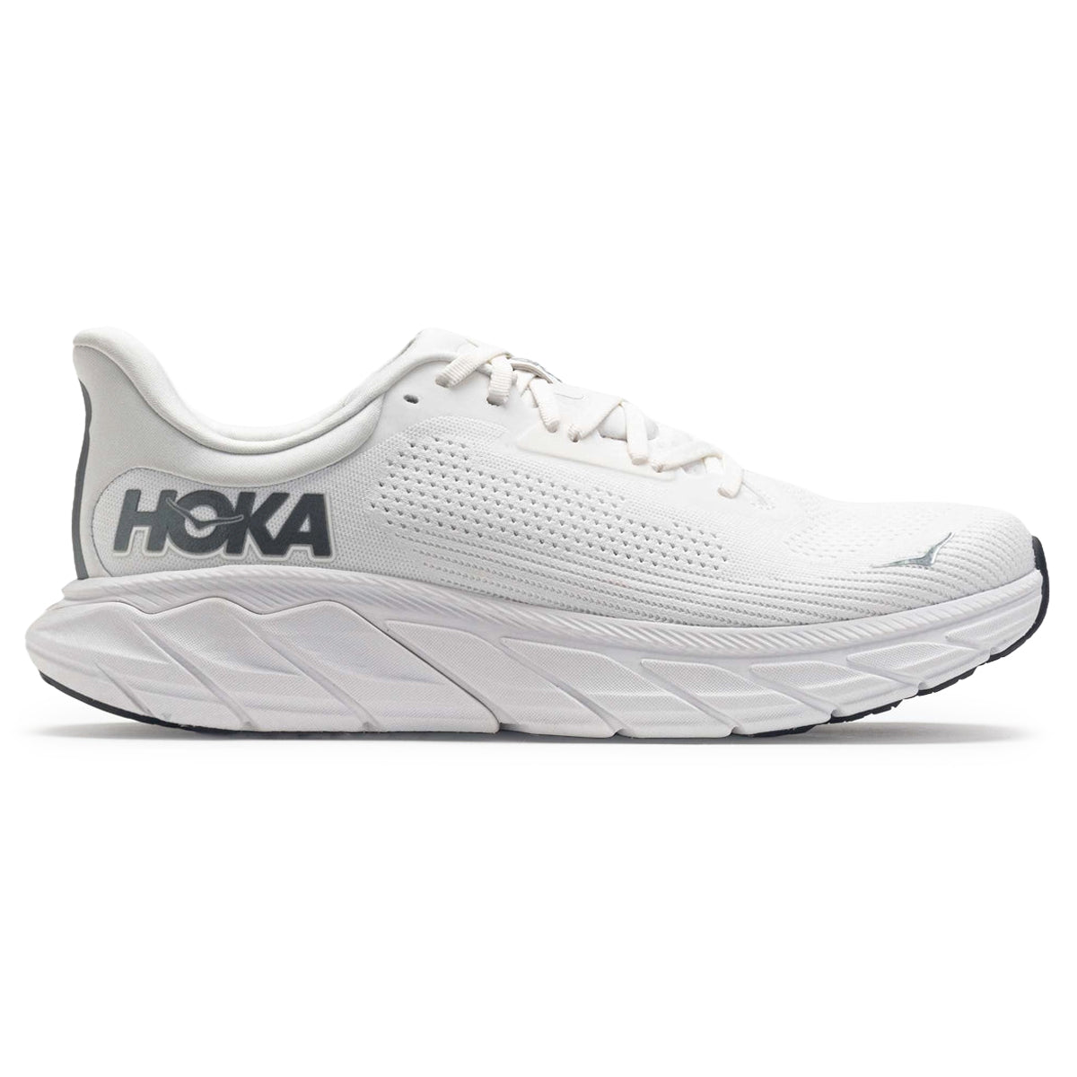 Hoka Arahi 7 Textile Mens Trainers#color_blanc de blanc steel wool