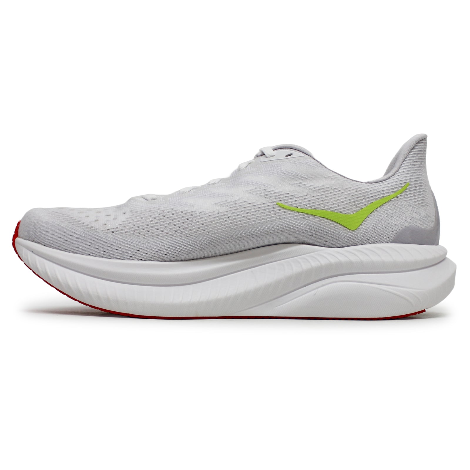 Hoka Mach 6 Textile Mens Trainers#color_white nimbus cloud