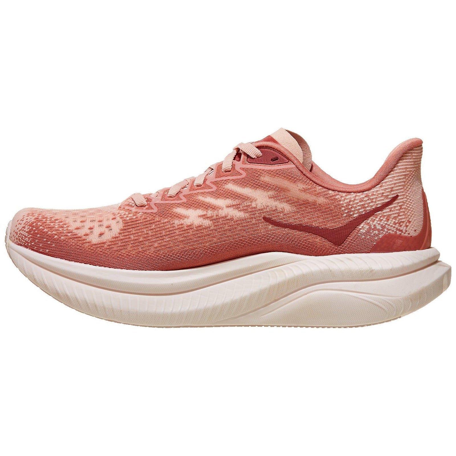 Hoka Mach 6 Textile Womens Trainers#color_rose latte blush