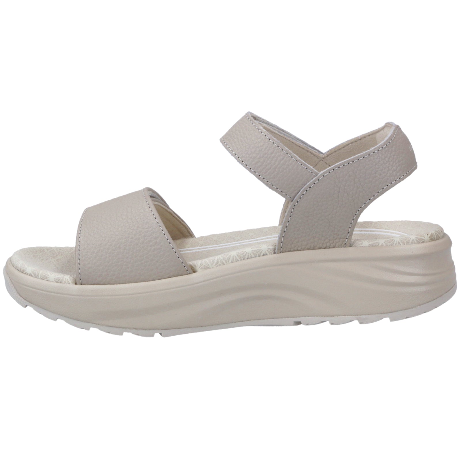 Joya Flores Full Grain Leather Womens Sandals#color_light beige