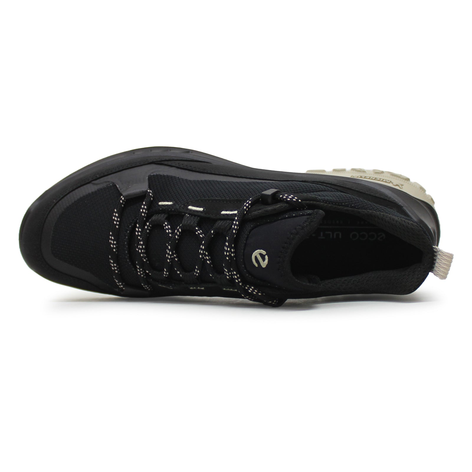 Ecco ULT-TRN Leather Textile Womens Trainers#color_black black