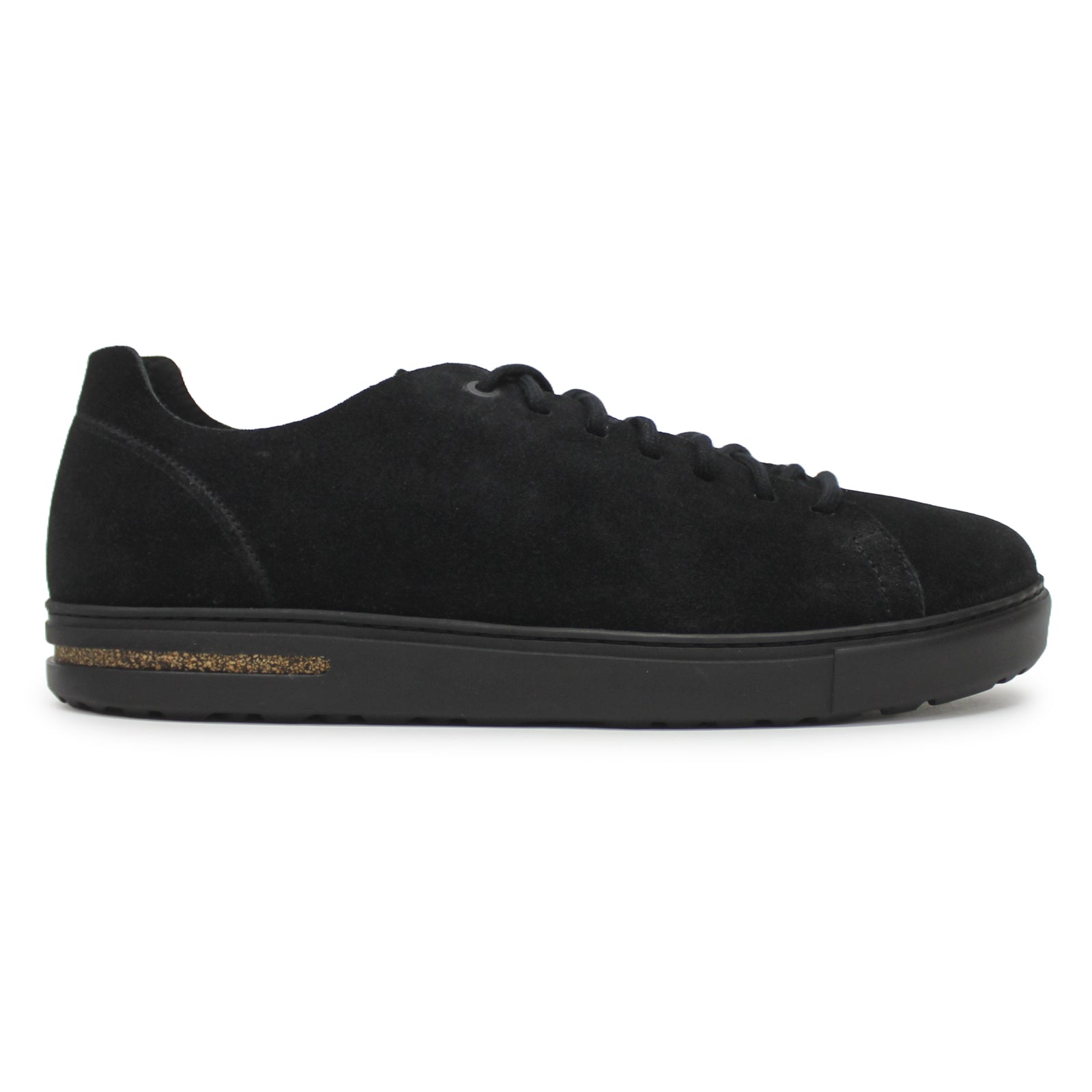 Birkenstock Bend Low Decon Nubuck Leather Unisex Trainers#color_triples black