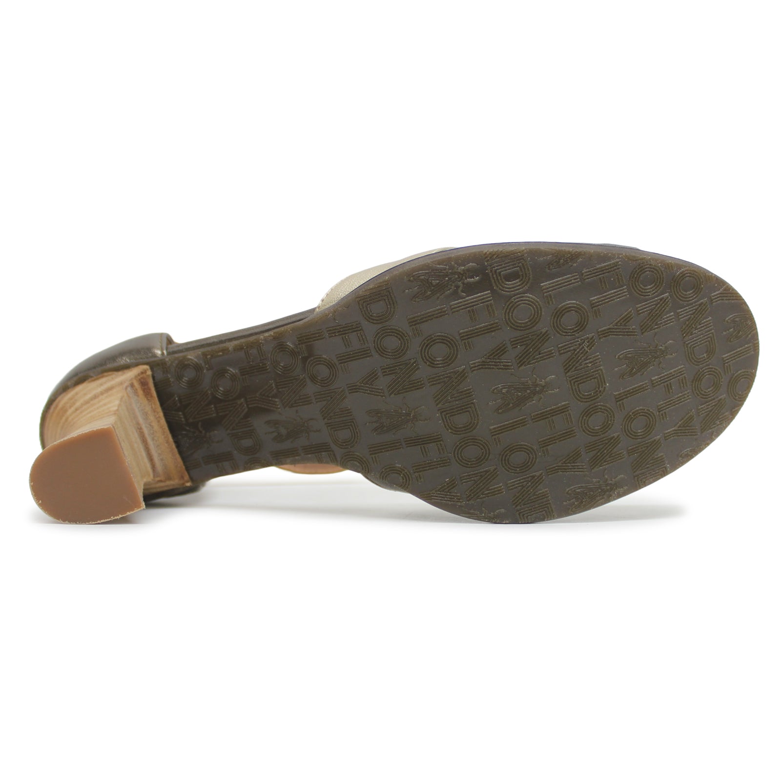 Fly London BESH087FLY Idra Leather Womens Sandals#color_graphite silver gold